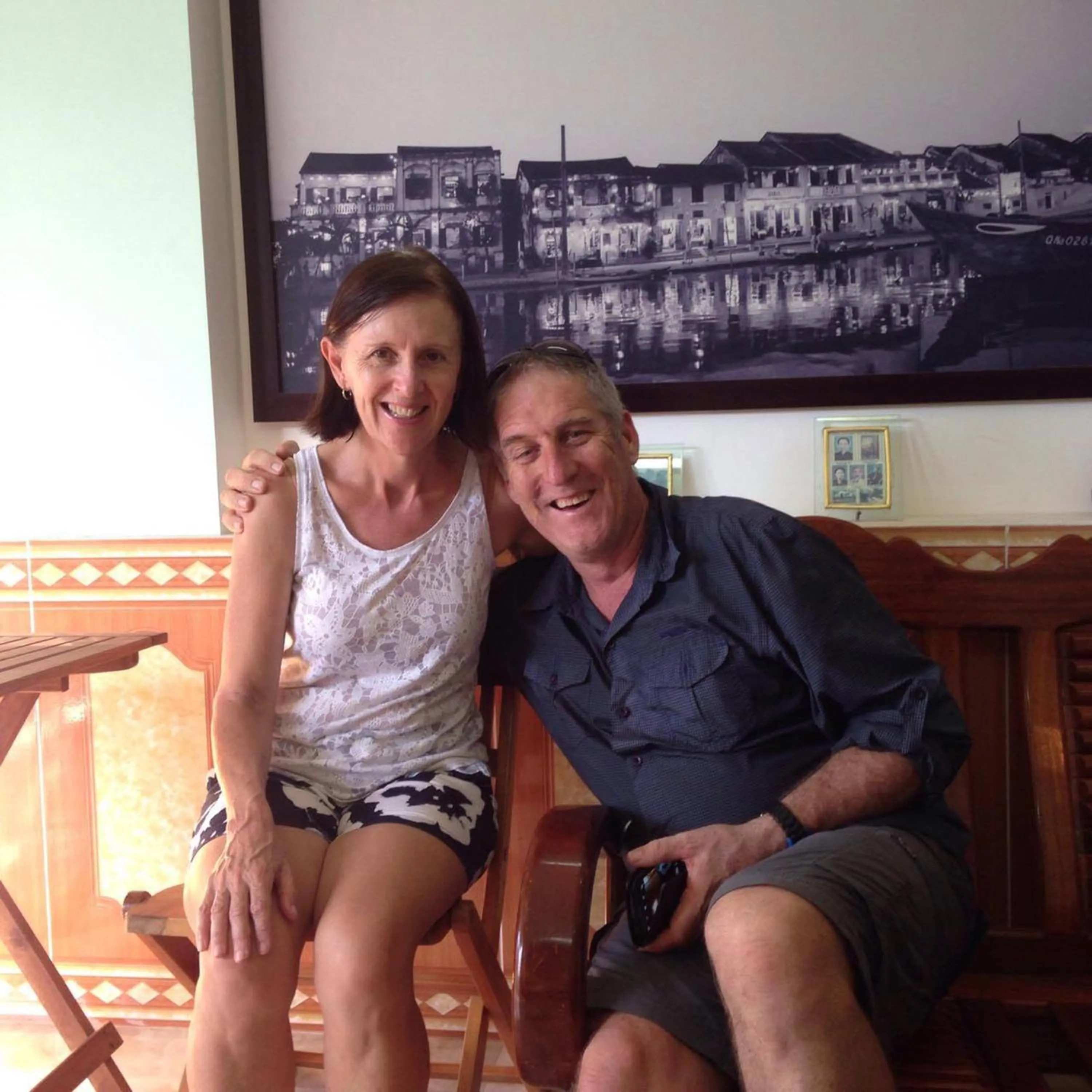 group of guests in Thu Bon Riverside Homestay