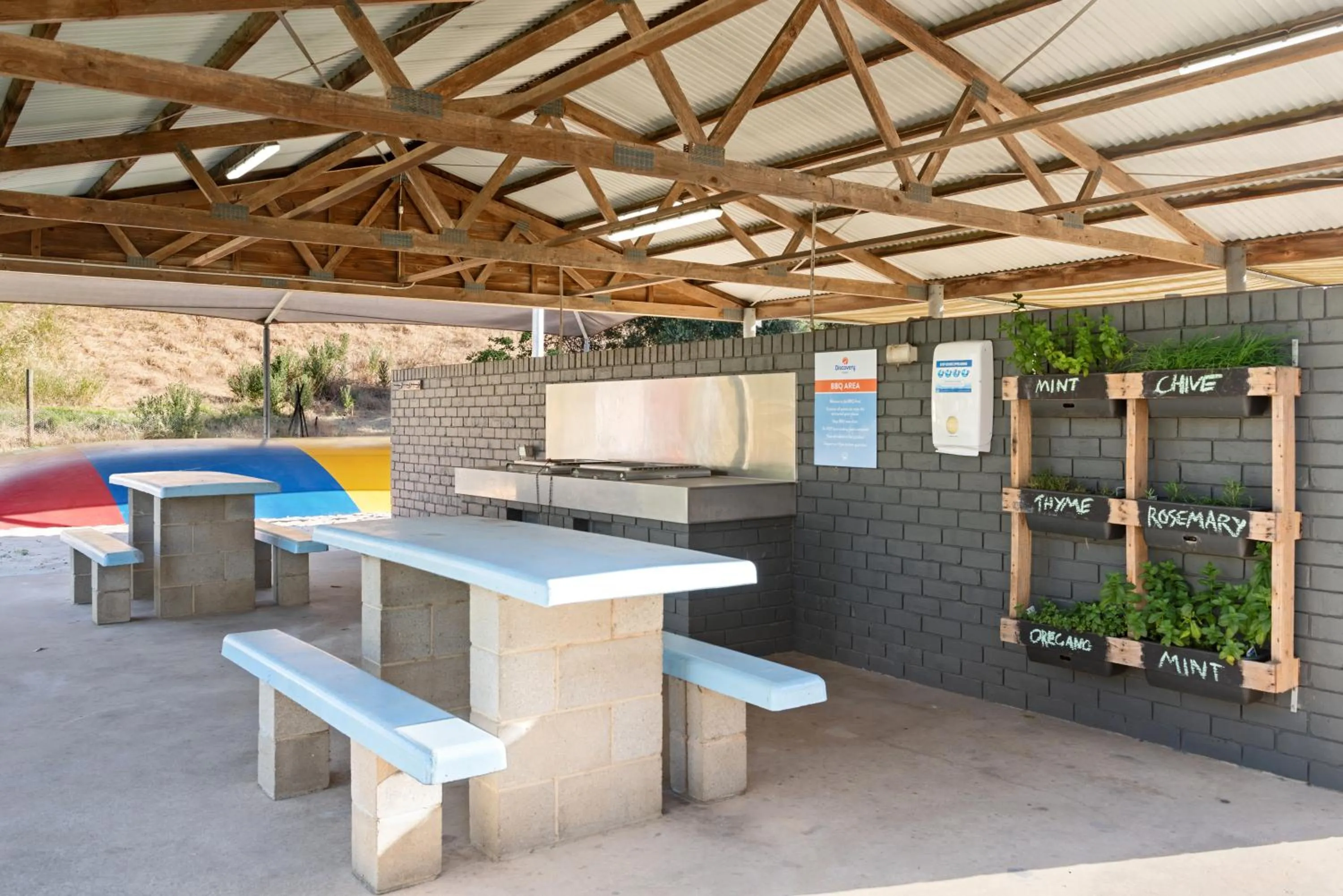 BBQ facilities in Discovery Parks - Barossa Valley