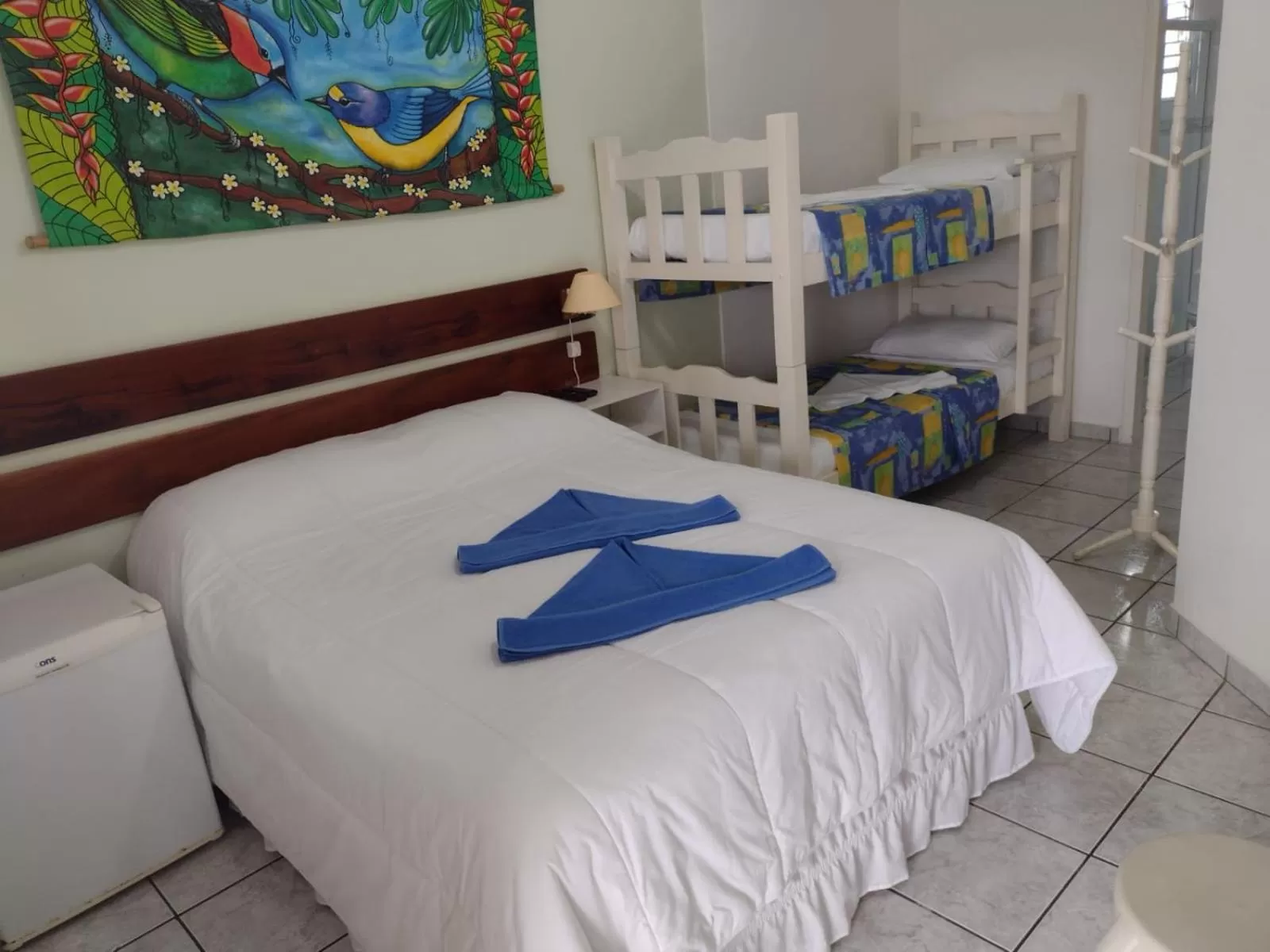 Bed in Pousada do Rei