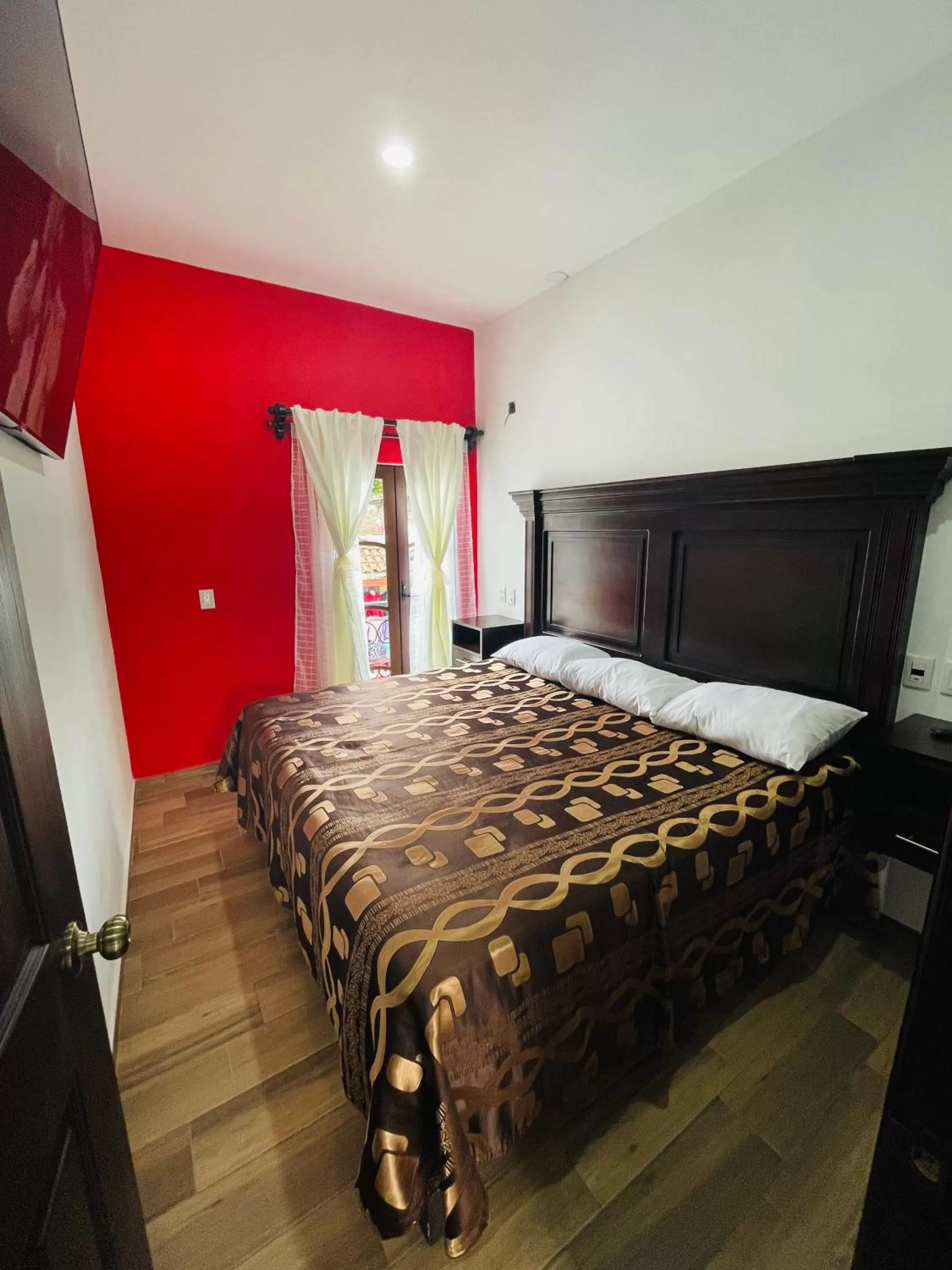 Photo of the whole room, Bed in HOTEL LA GRAN MANZANA