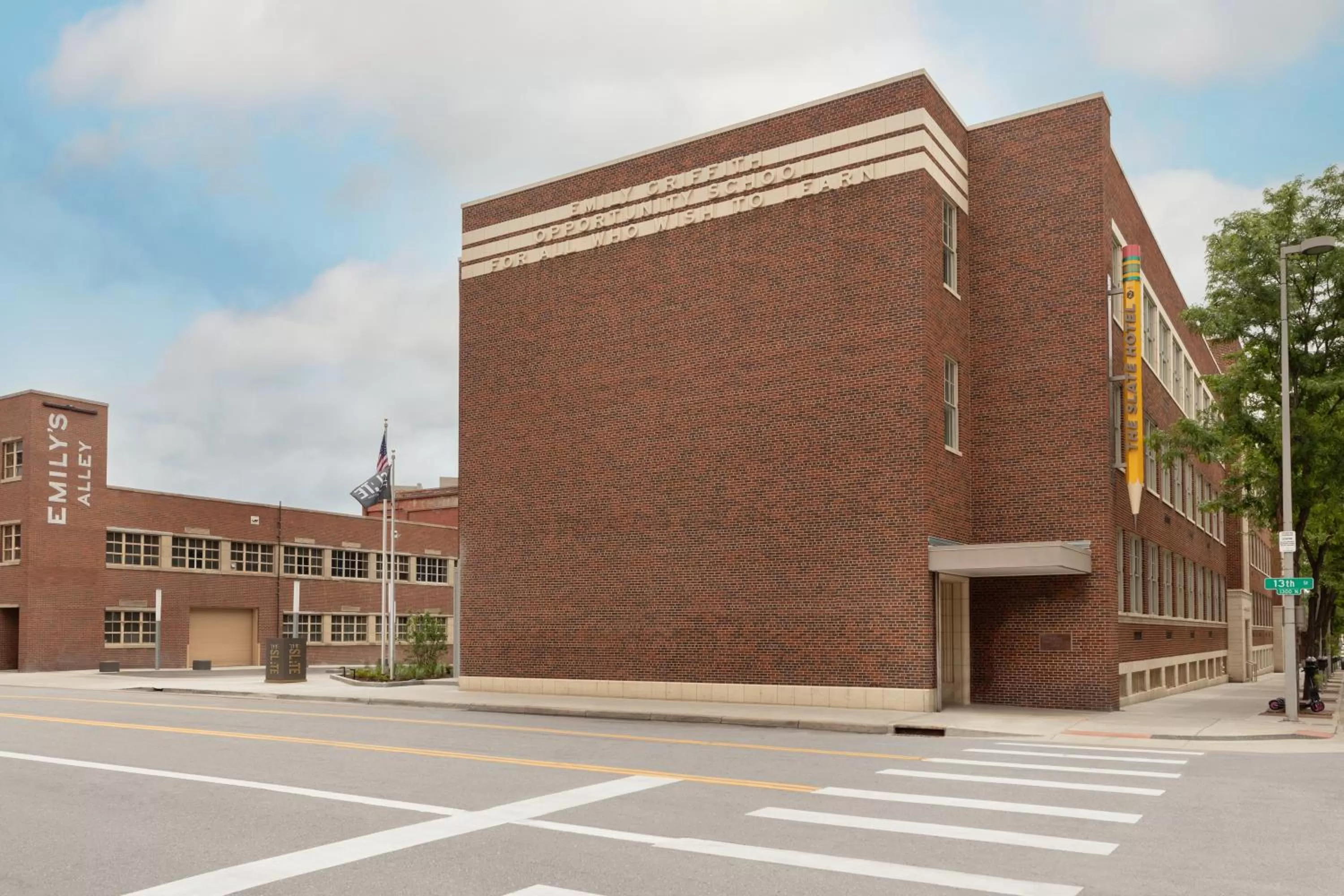 Property building in The Slate Hotel Denver Downtown, Tapestry by Hilton