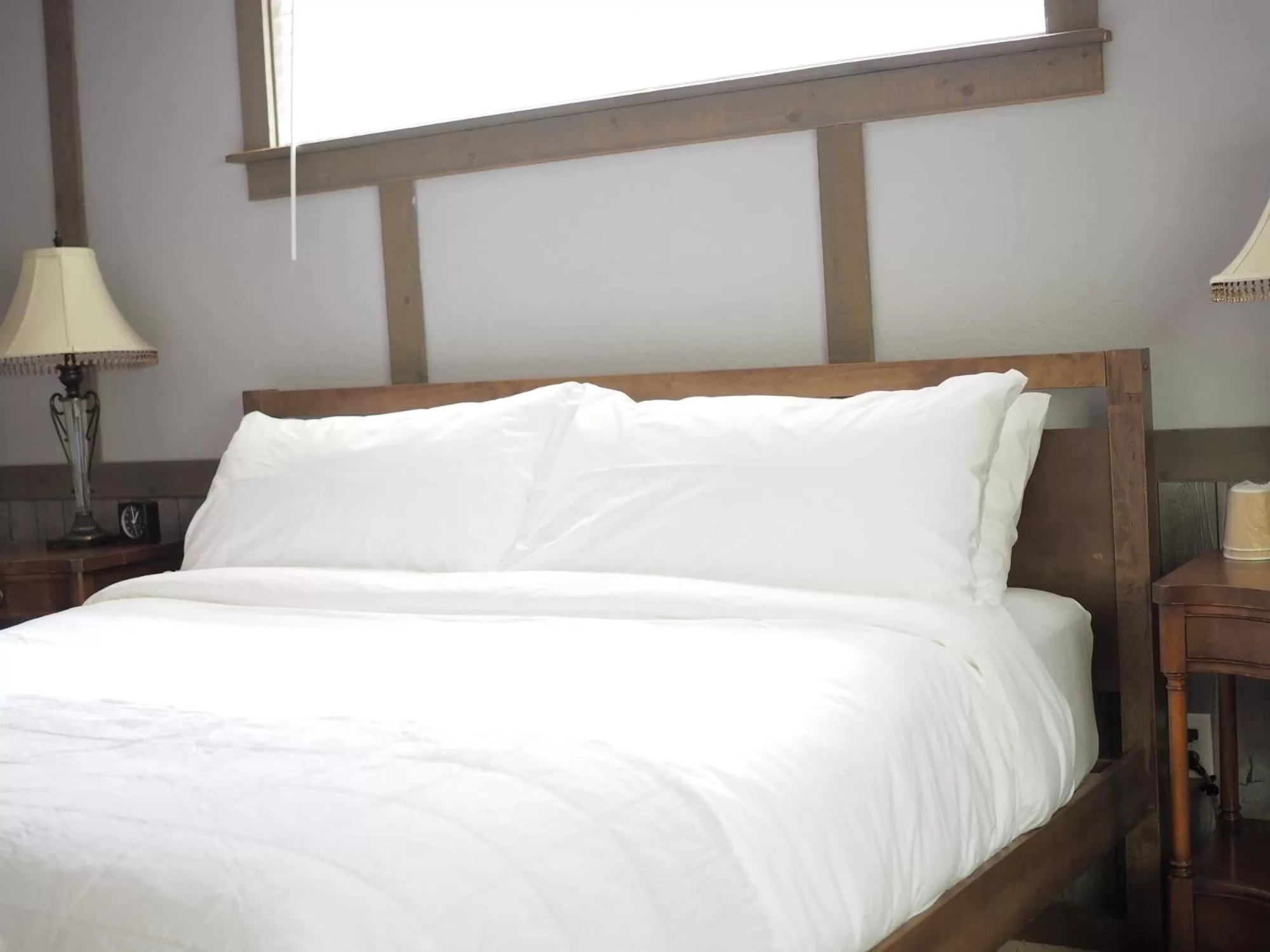 Bed in Mine and Farm, The Inn at Guerneville, CA