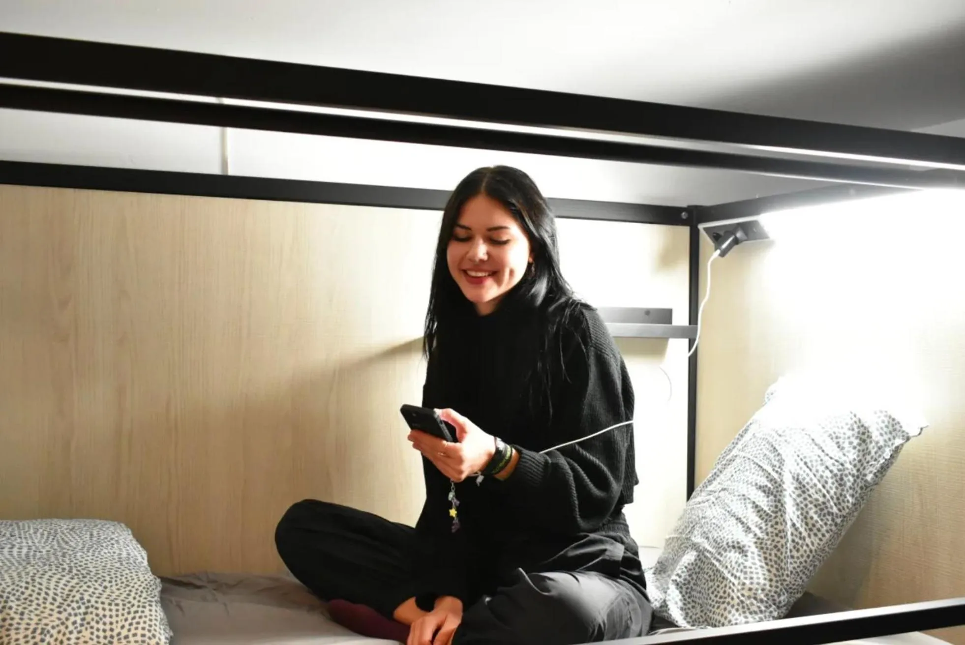 Bed in Onefam Budapest