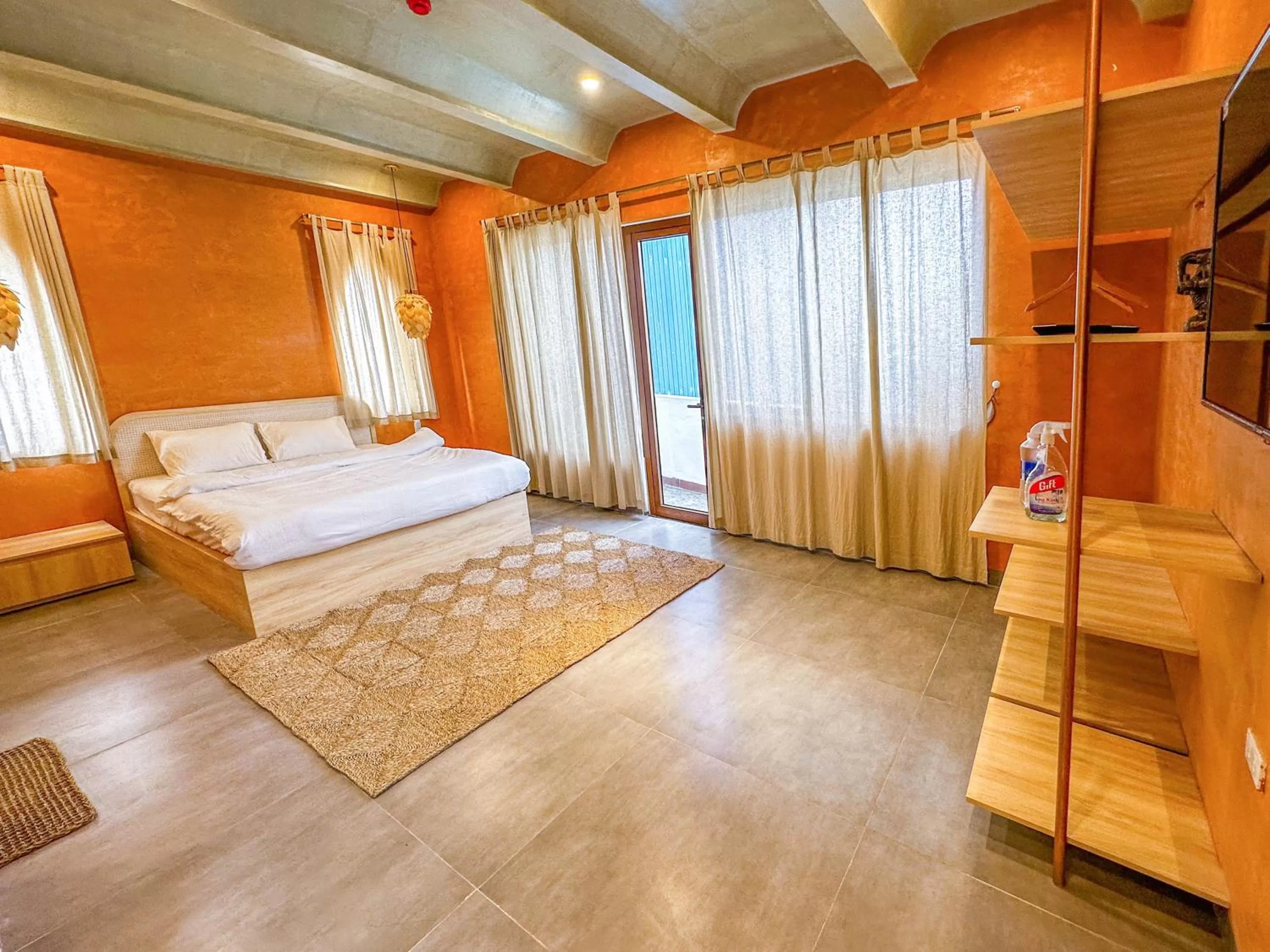 Bed in Eo Gió Có Homestay