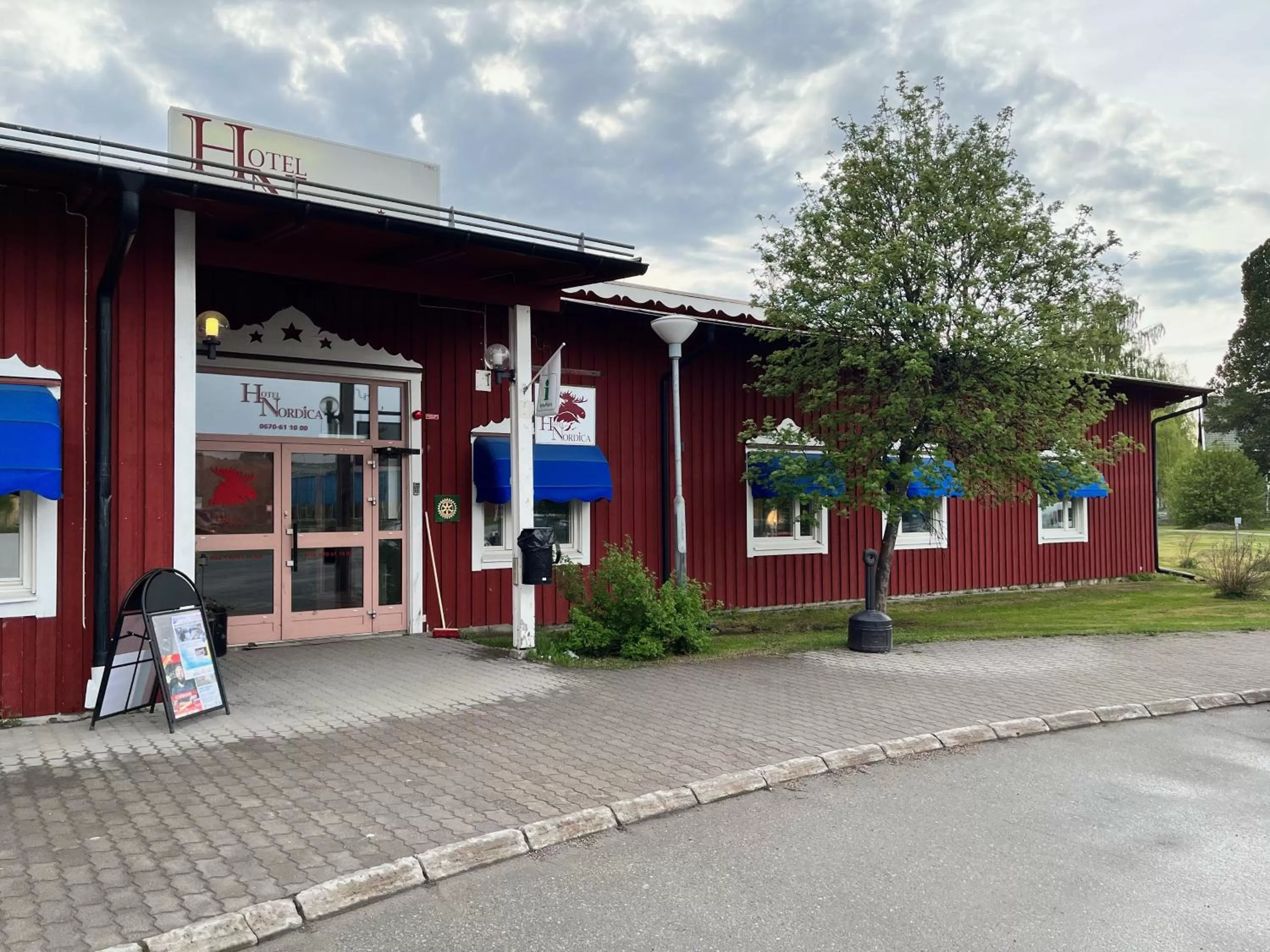 Facade/entrance in Hotel Nordica Strömsund