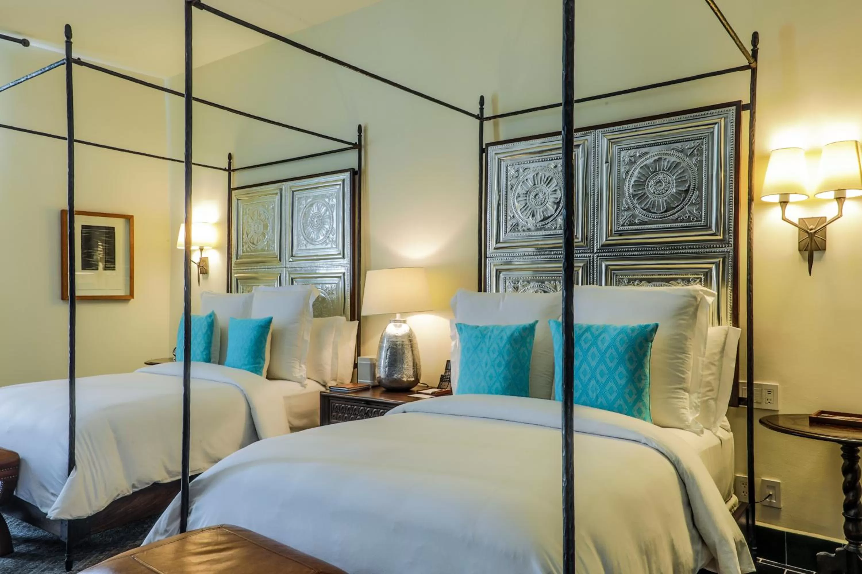 Photo of the whole room, Bed in Banyan Tree Puebla