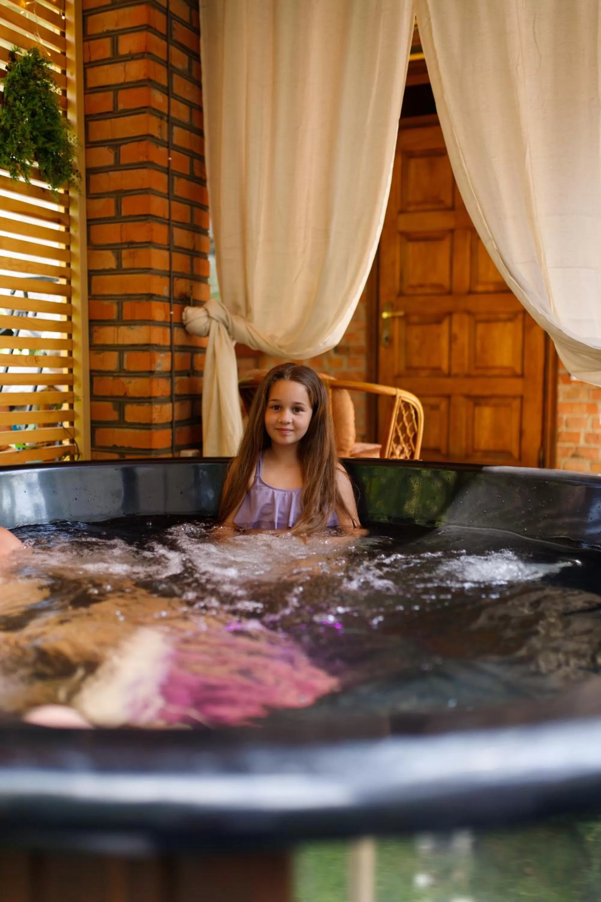 Open Air Bath in Hotel & Spa DENINNA