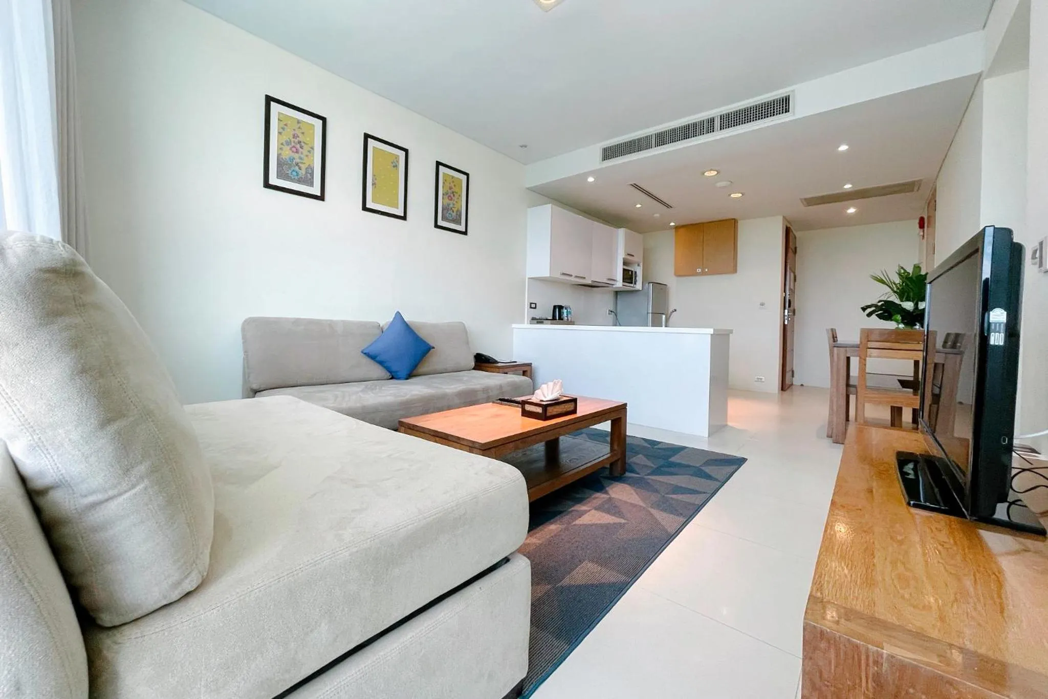 Living room in Splash Beach Resort Phuket Family-Friendly Water Park Resort Near Phuket Airport