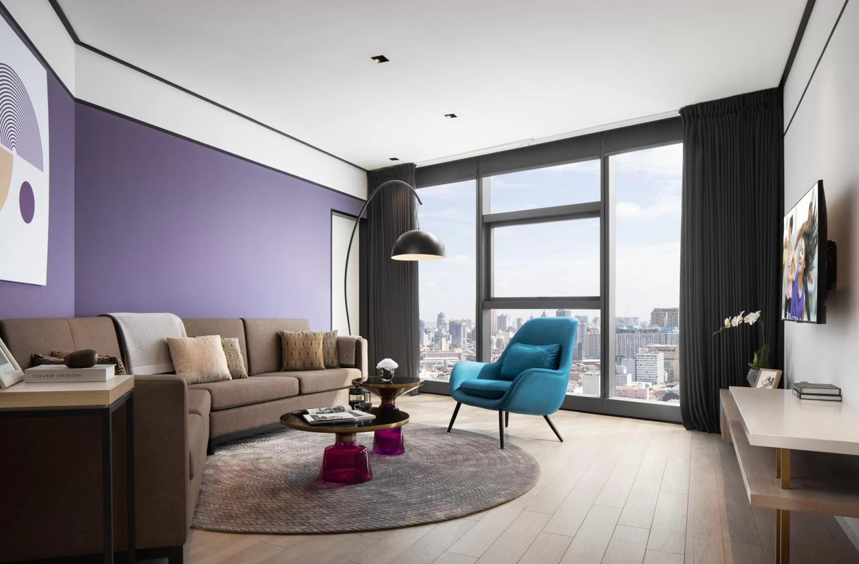 Living room in Citadines Flatiron Phnom Penh