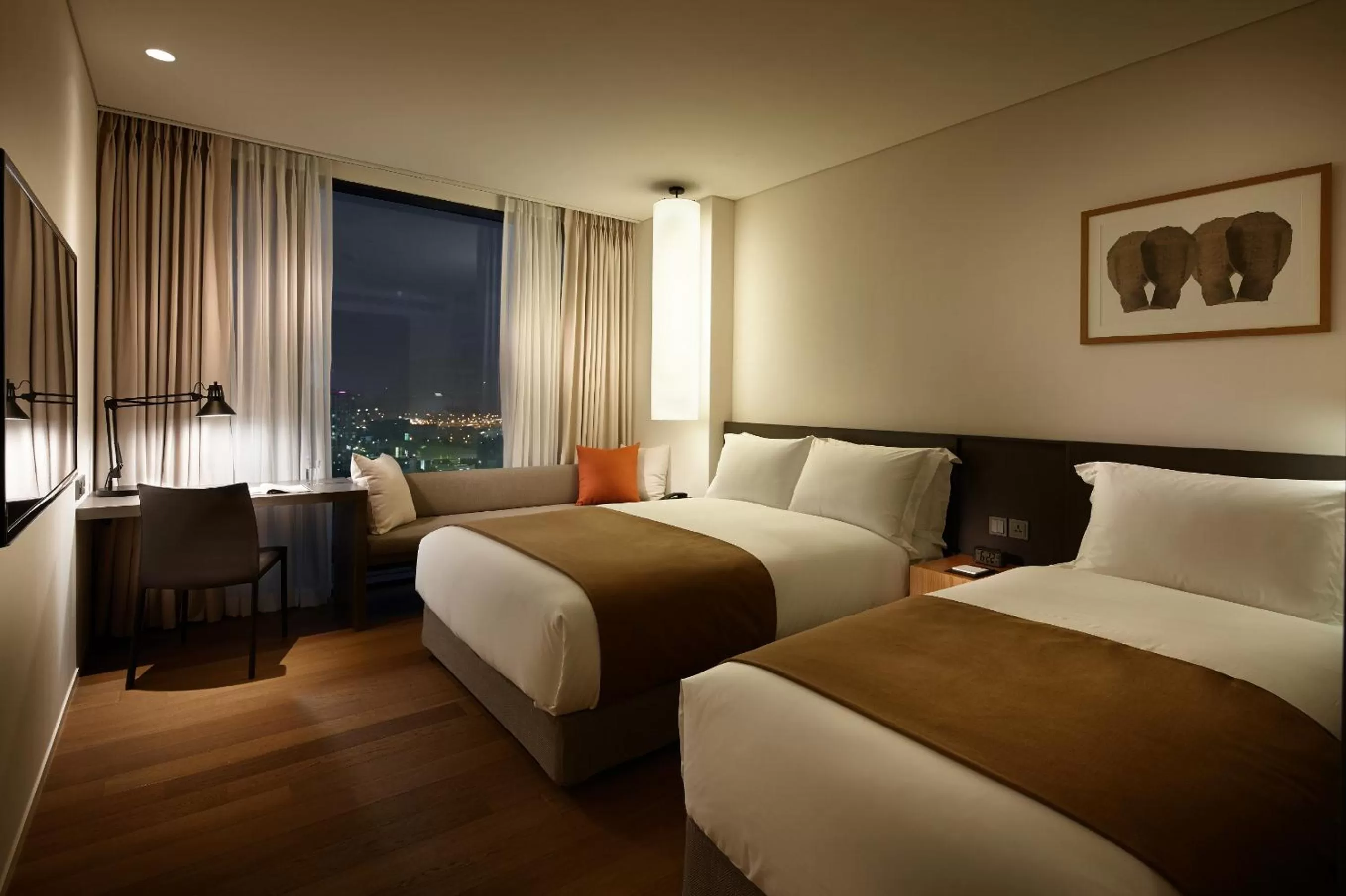 Bedroom, Bed in Shilla Stay Gwanghwamun Myeongdong