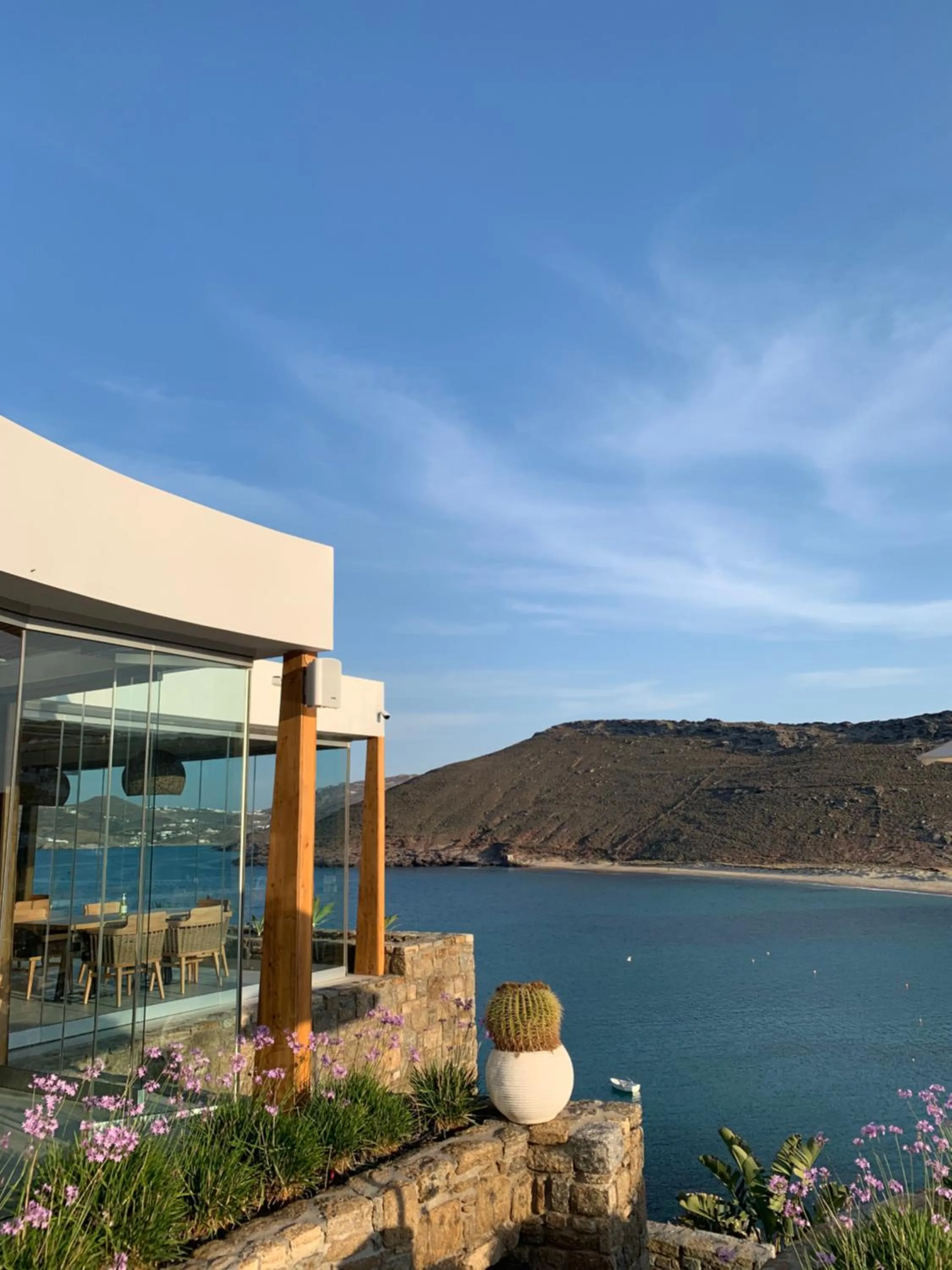 Sea view in Panormos Village Hotel