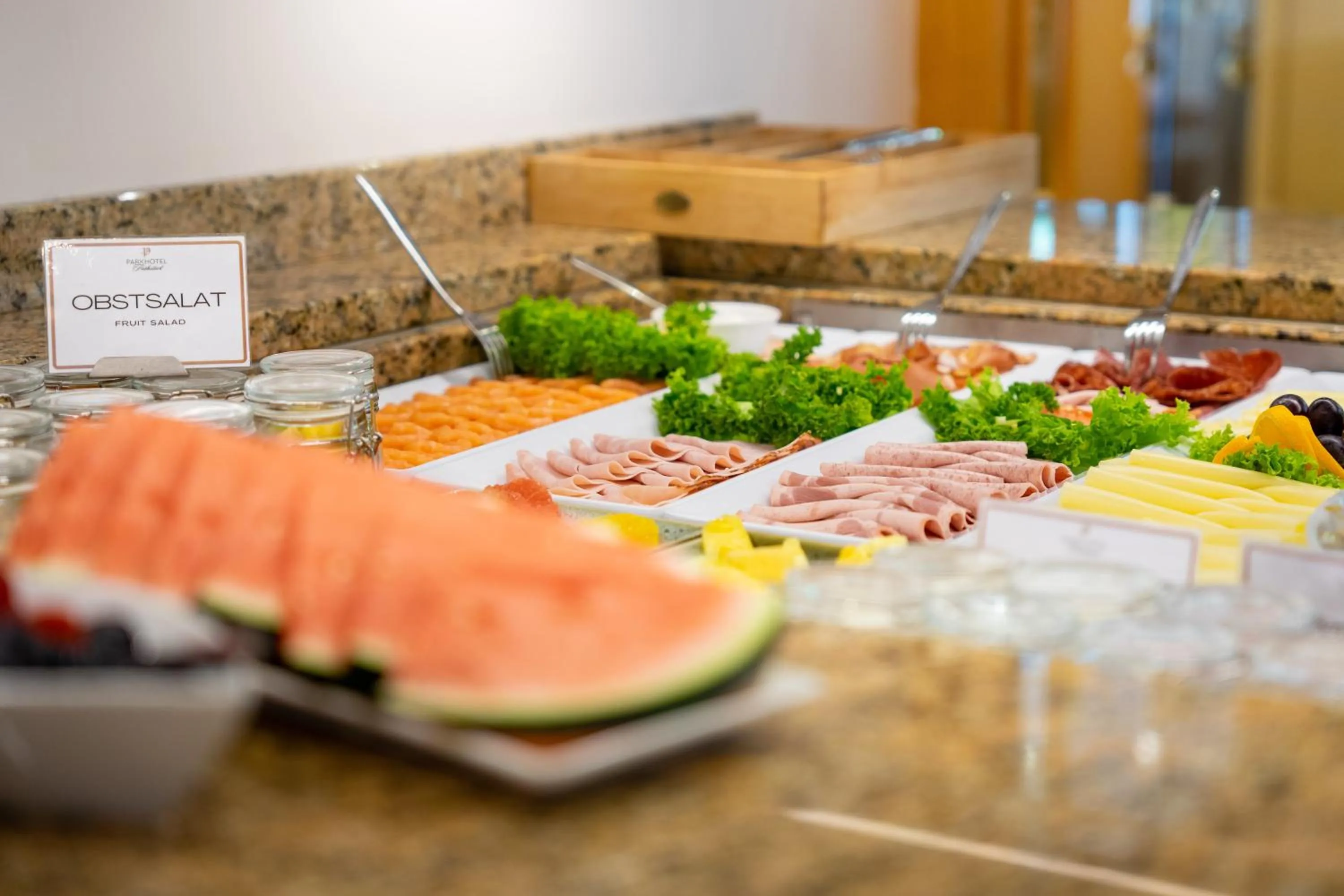 Buffet breakfast in Park Hotel Laim