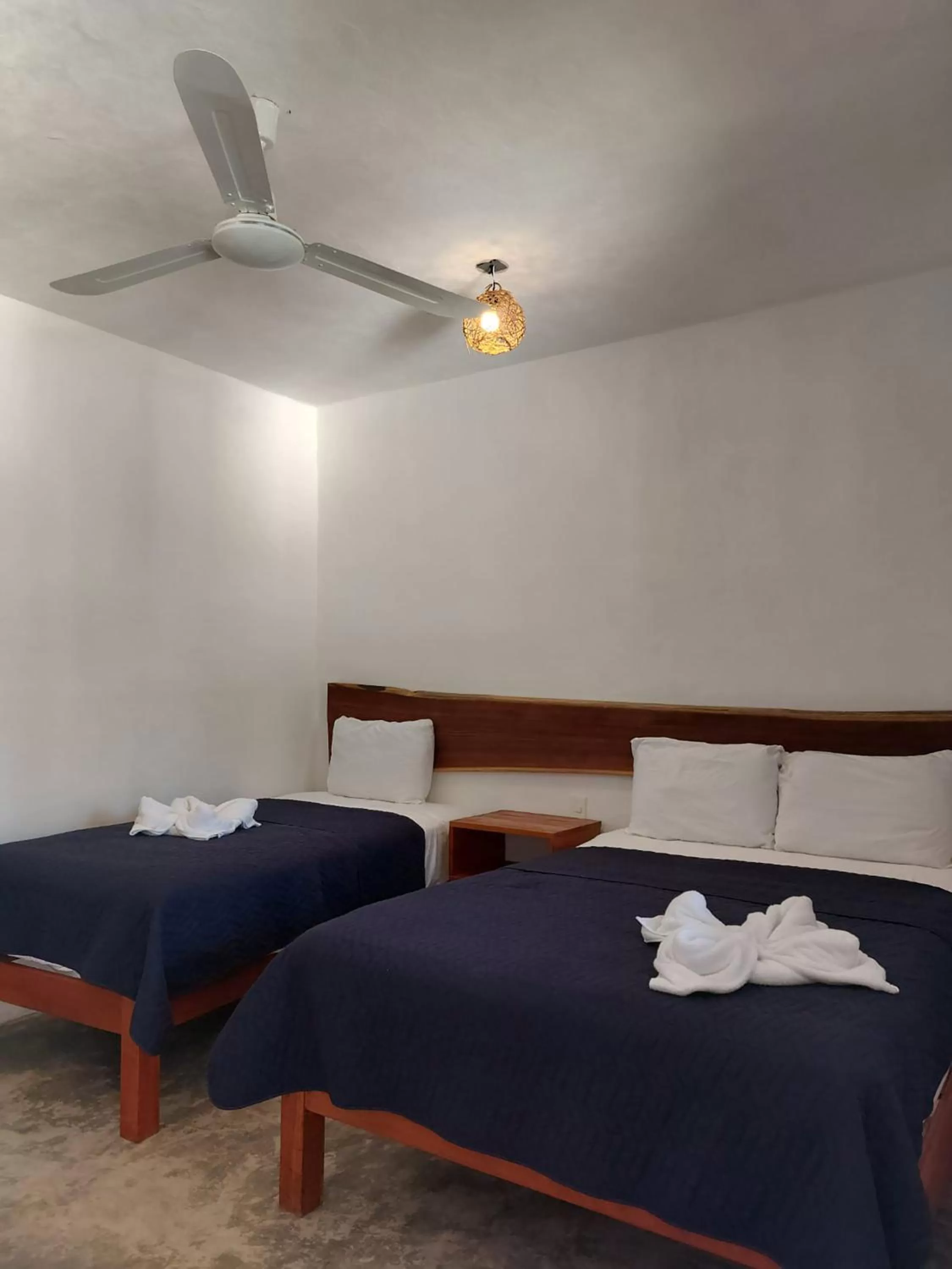 Bed in Hotel Xa´an Bacalar