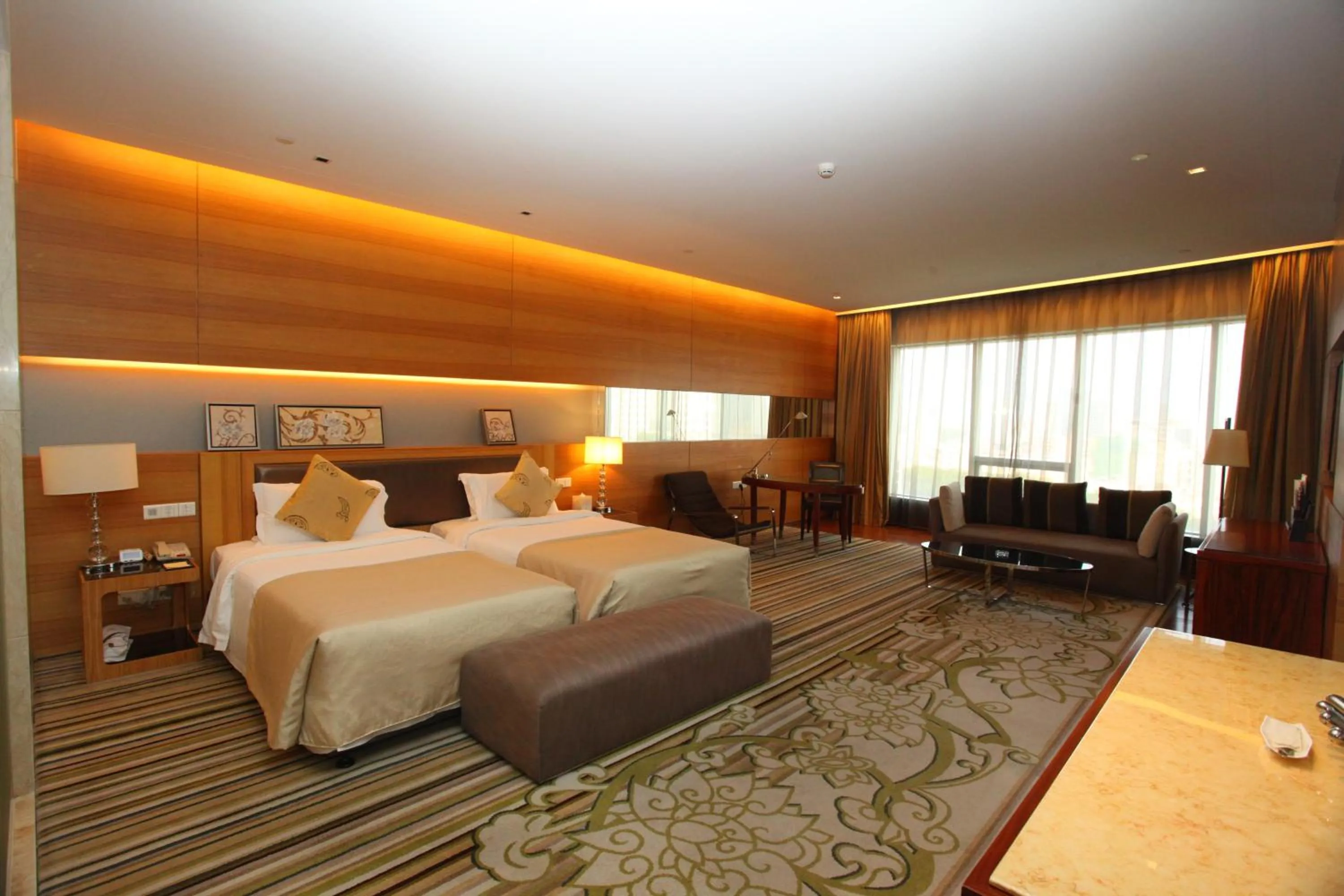 Property building, Bed in HJ International Hotel