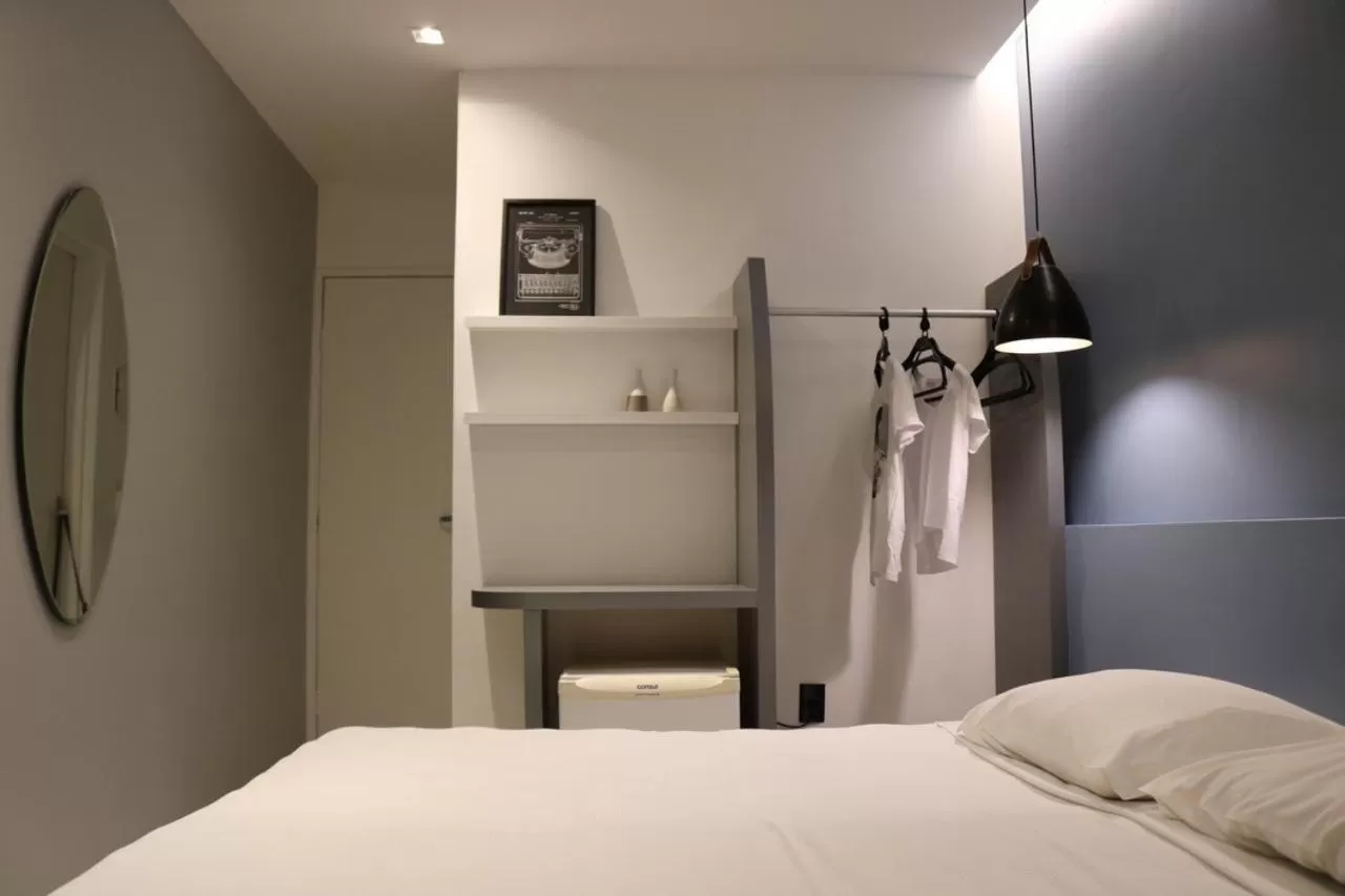 Bed in Fortpraia Hotel