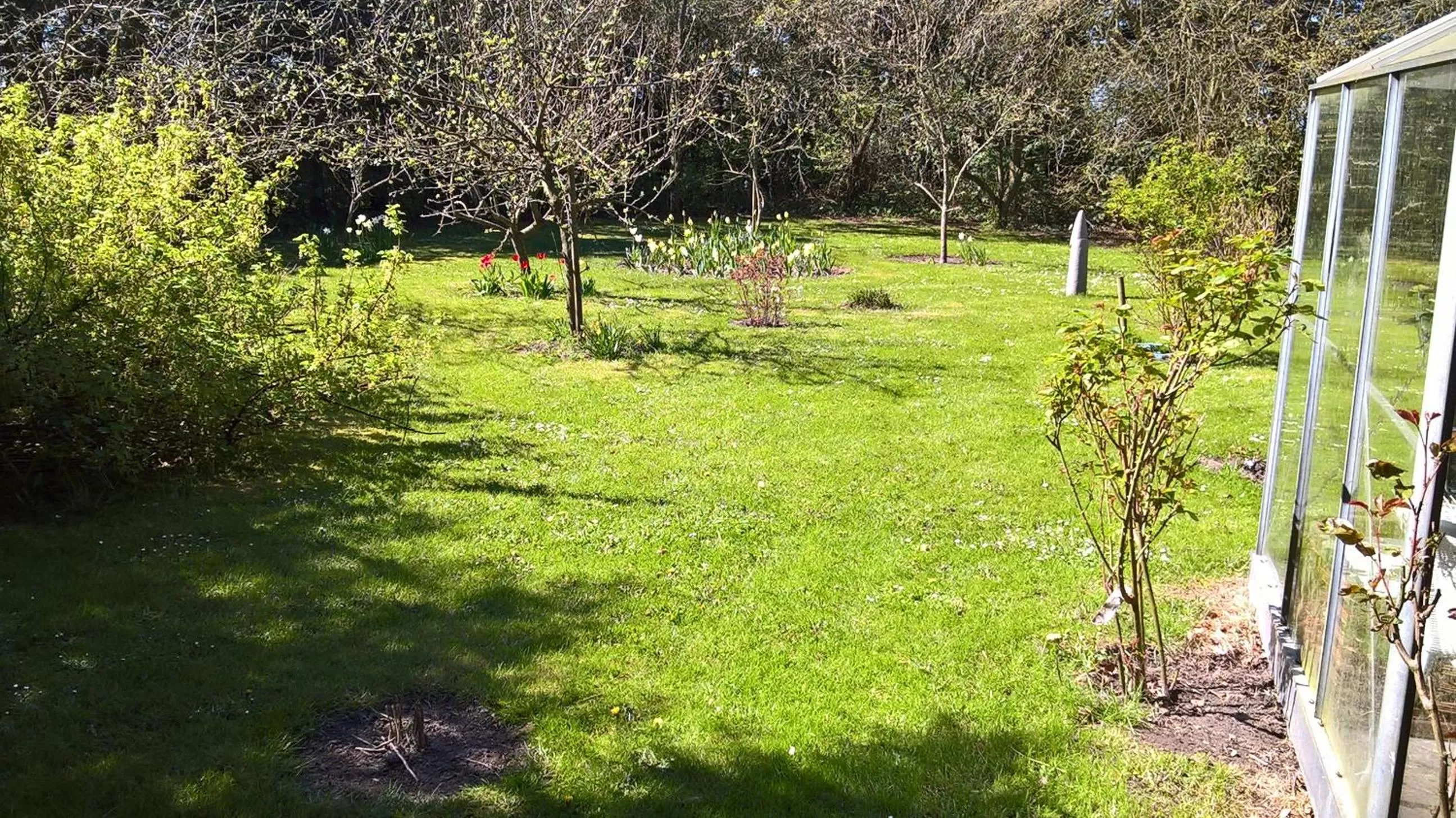 Garden view in Engbjerg BnB