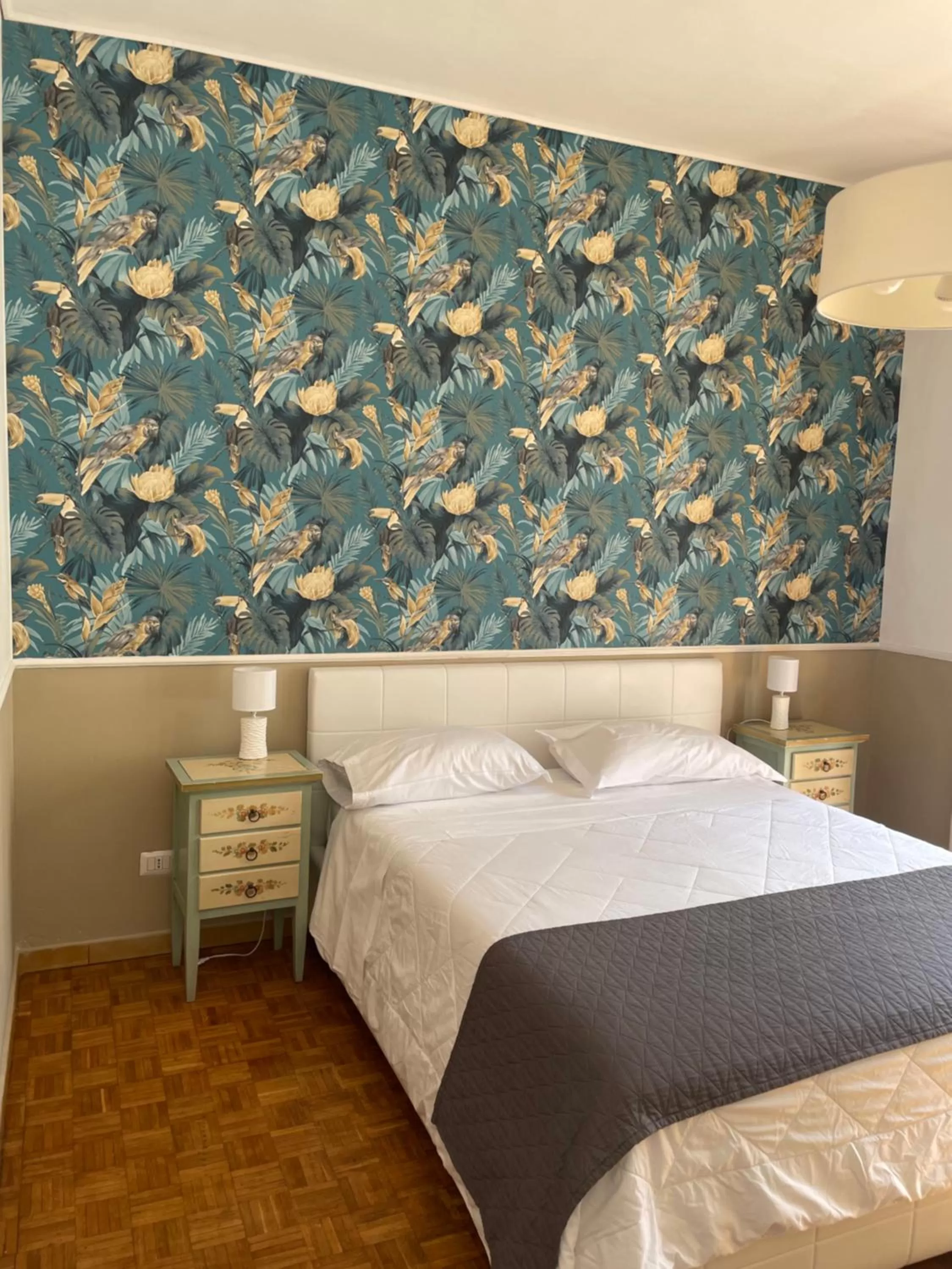 Bed in Lemon Rooms Sorrento