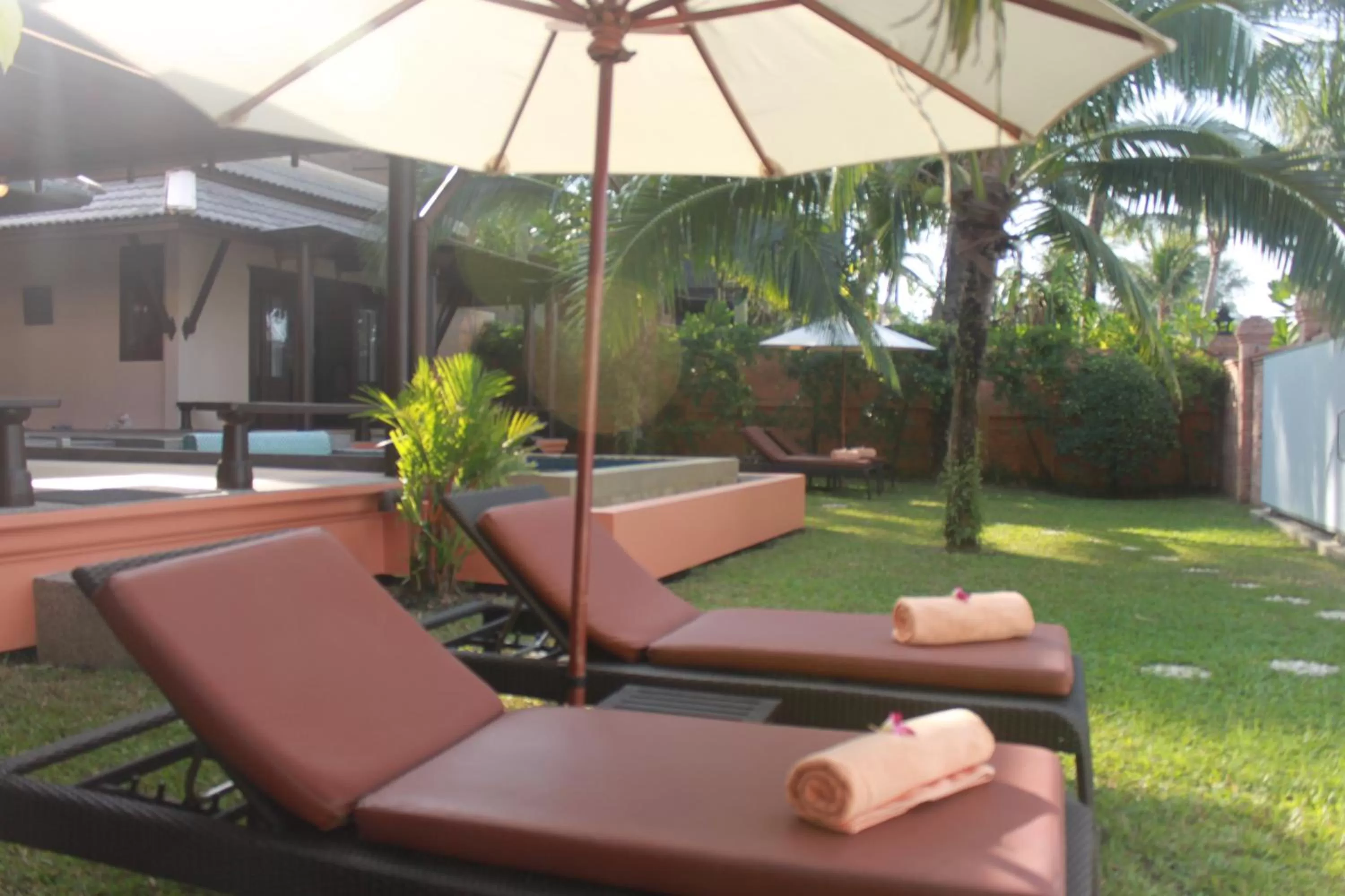 Patio in Mukdara Beach Villa & Spa Resort