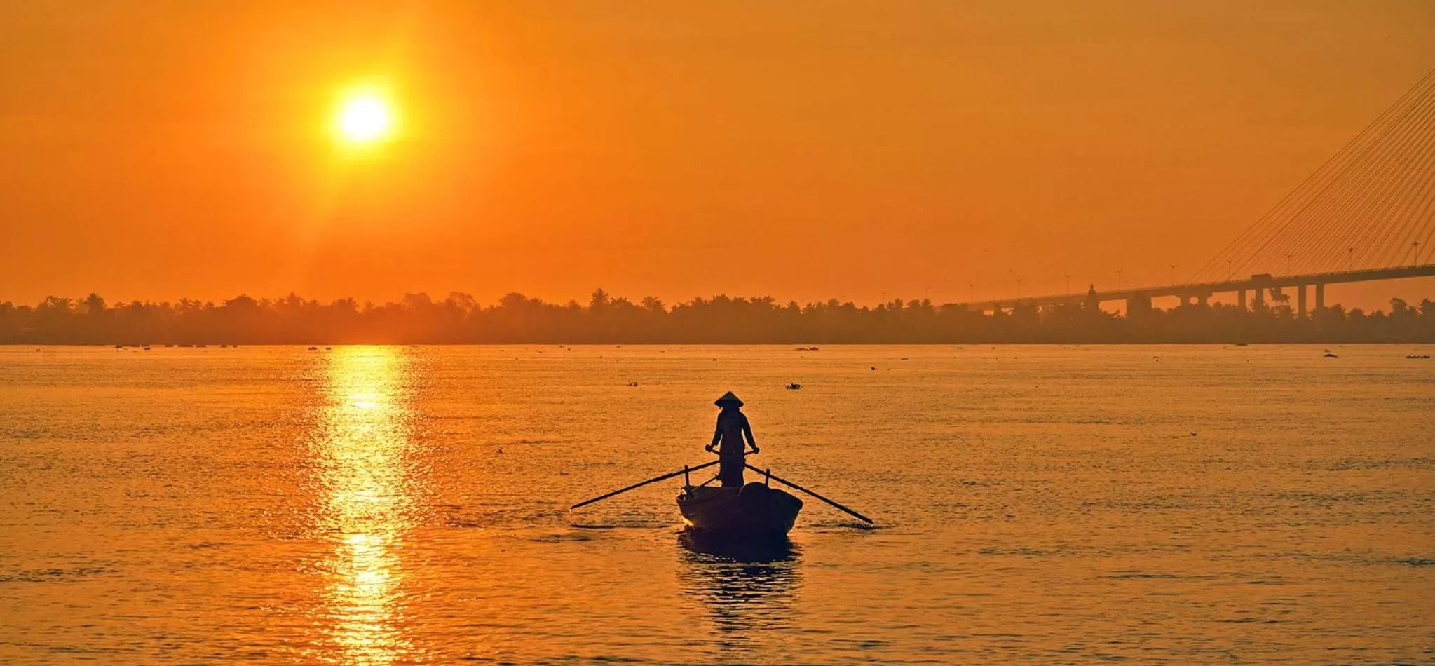 Sunset in Azerai Can Tho