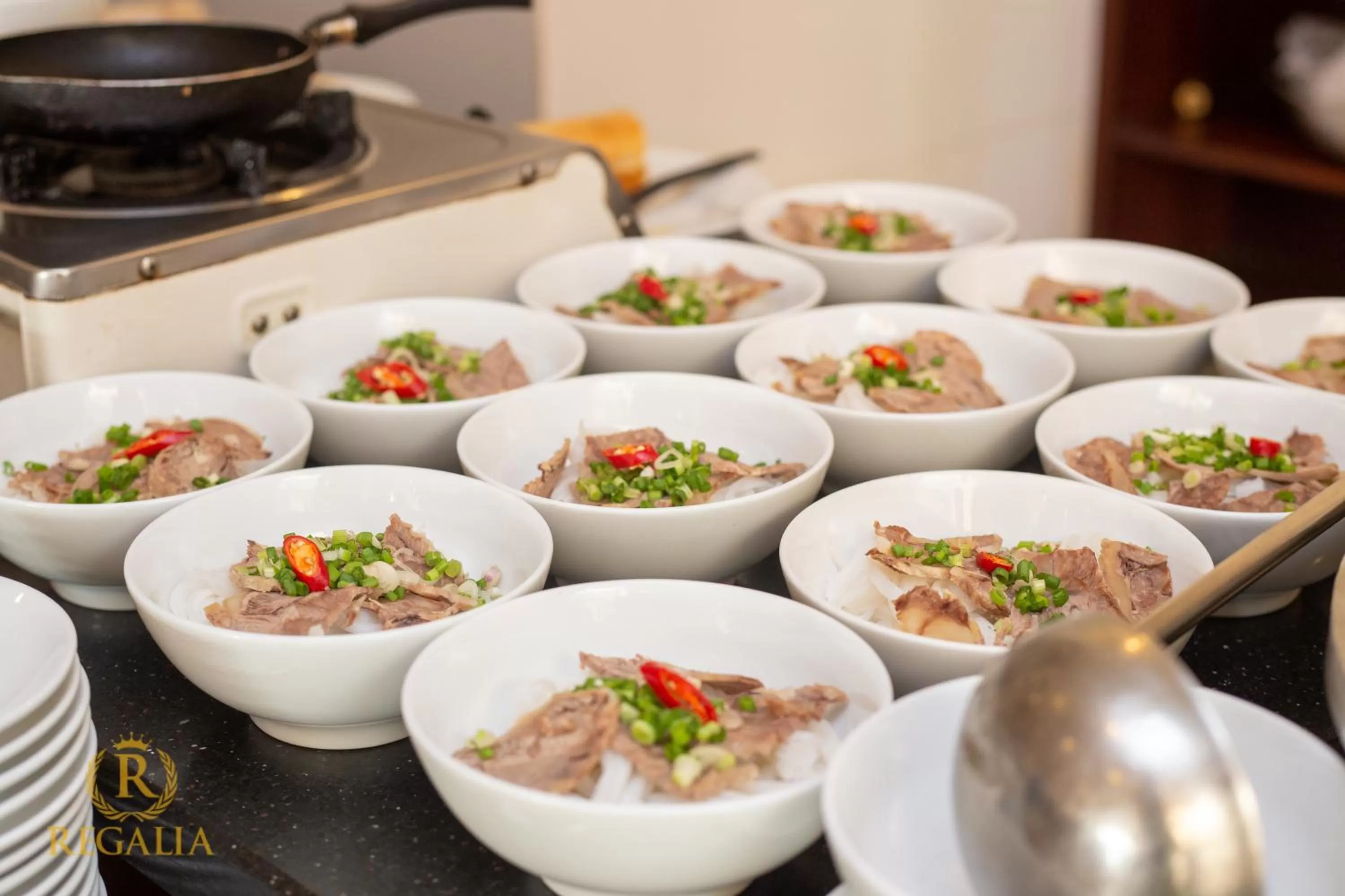 Buffet breakfast in Regalia Nha Trang