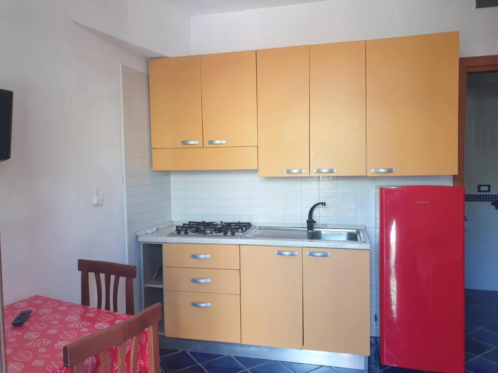 Kitchen or kitchenette in Hotel Mareluna Ischia