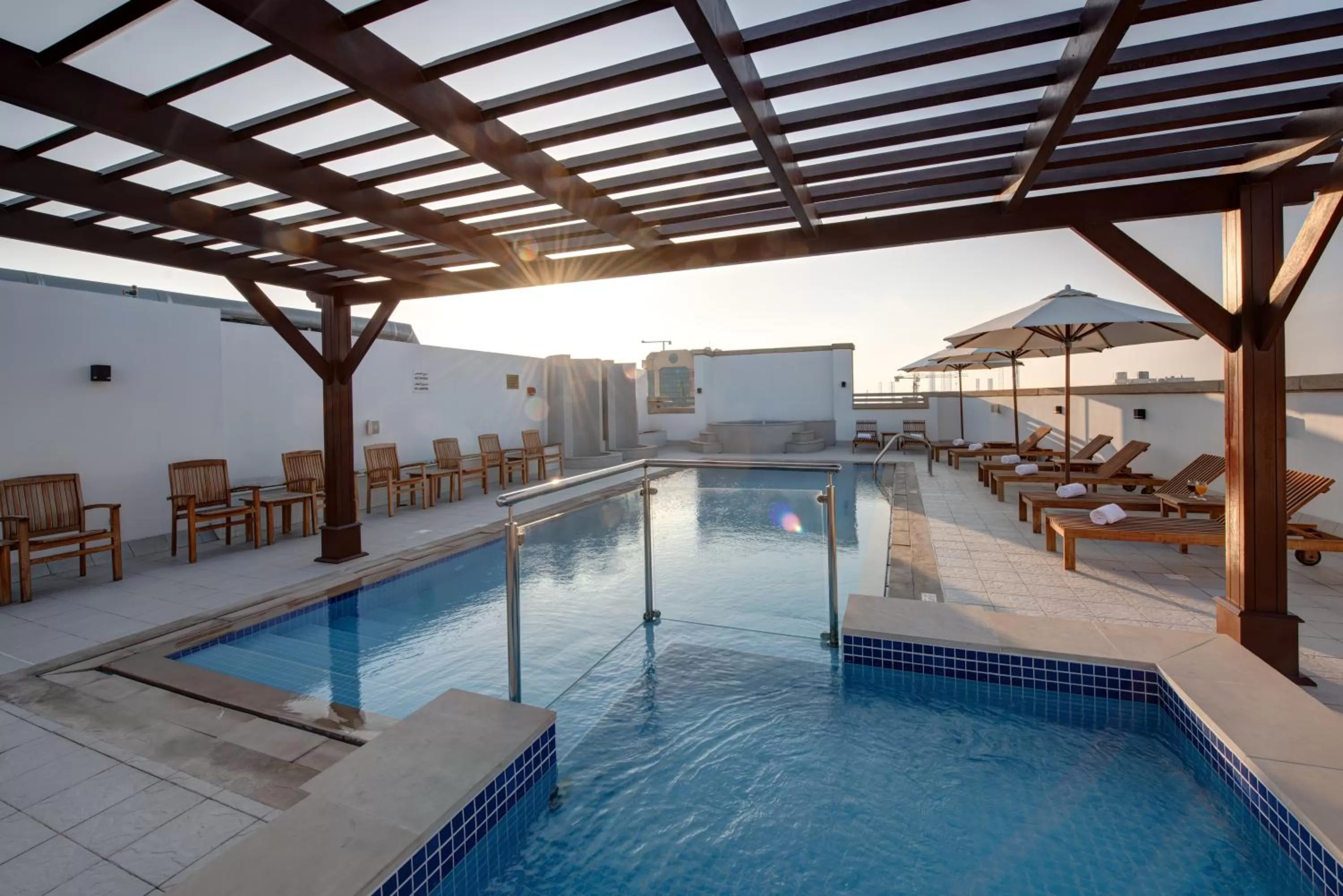 Pool view in Center Hotel Sharjah