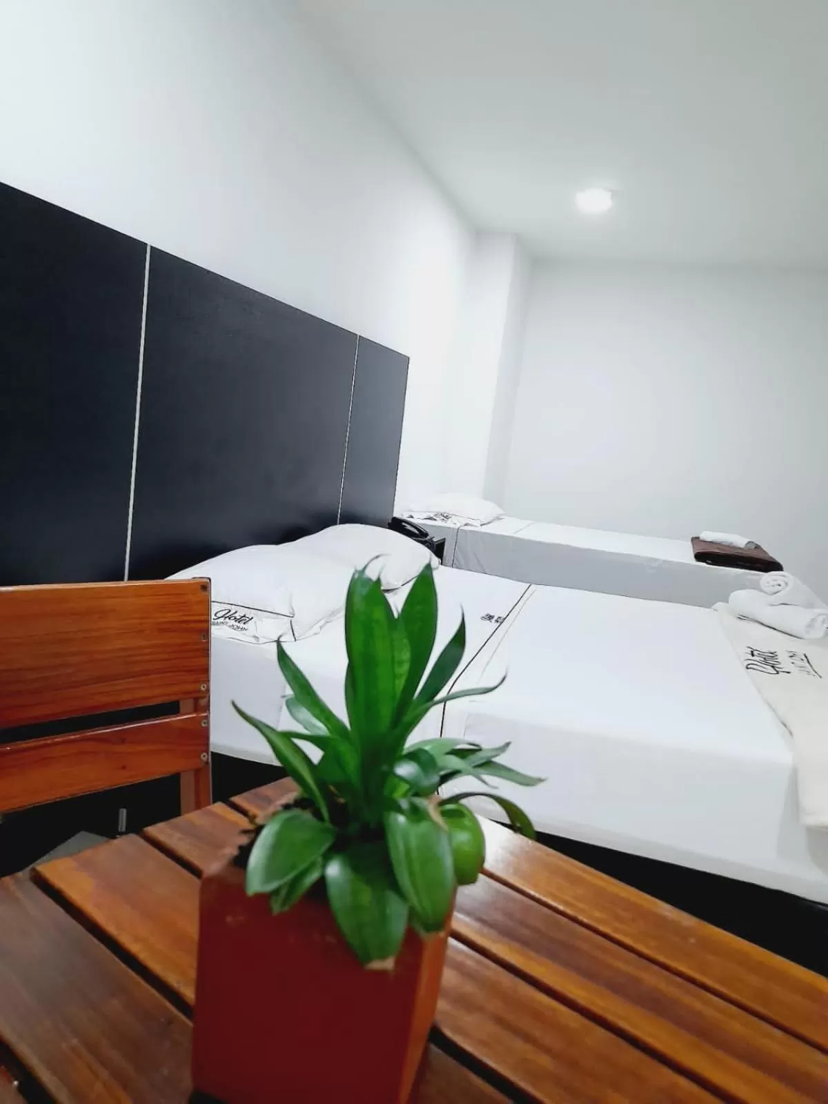 Bed in Hotel Saint John