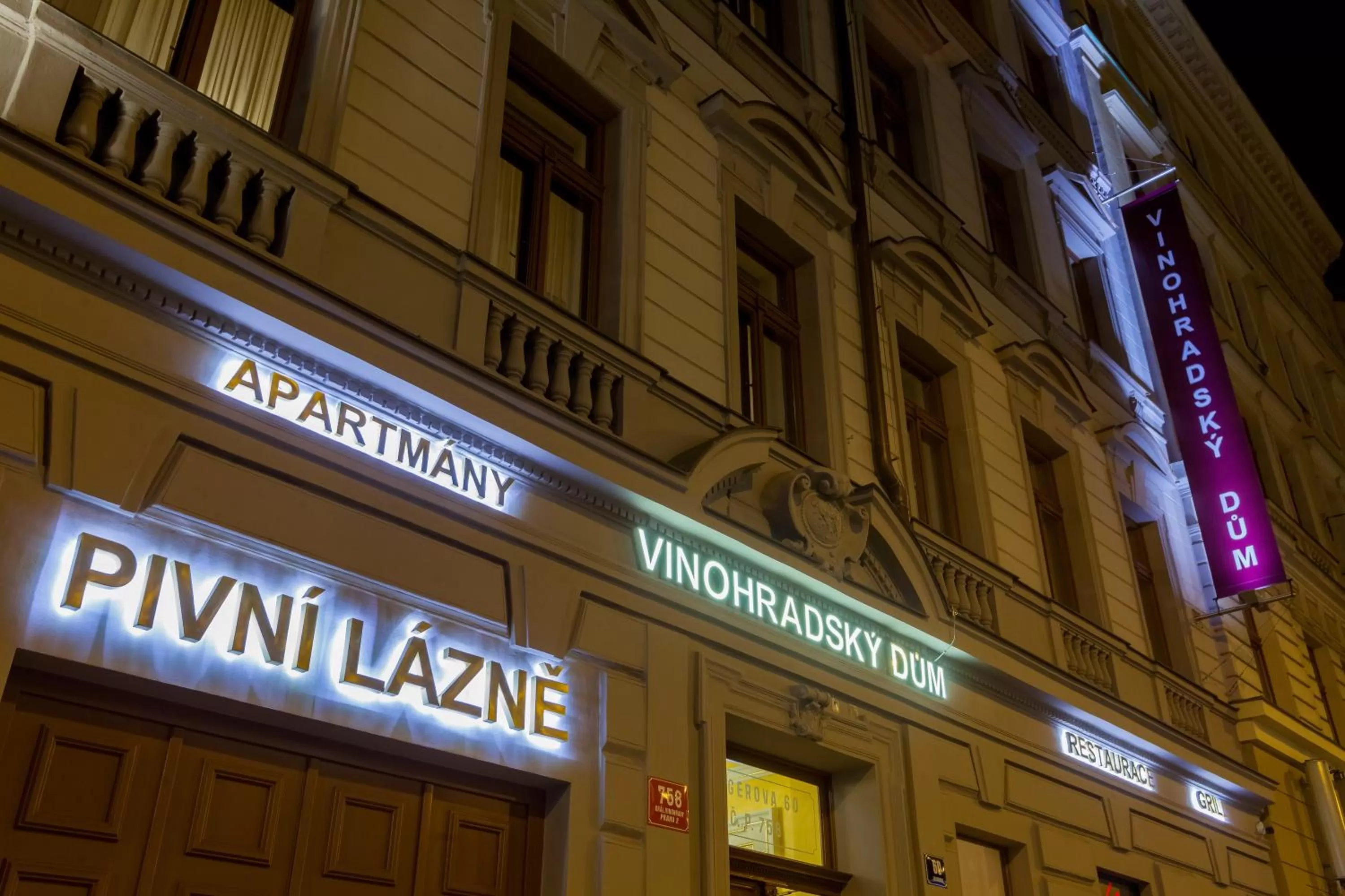 Facade/entrance in VINOHRADSKY DUM Residence