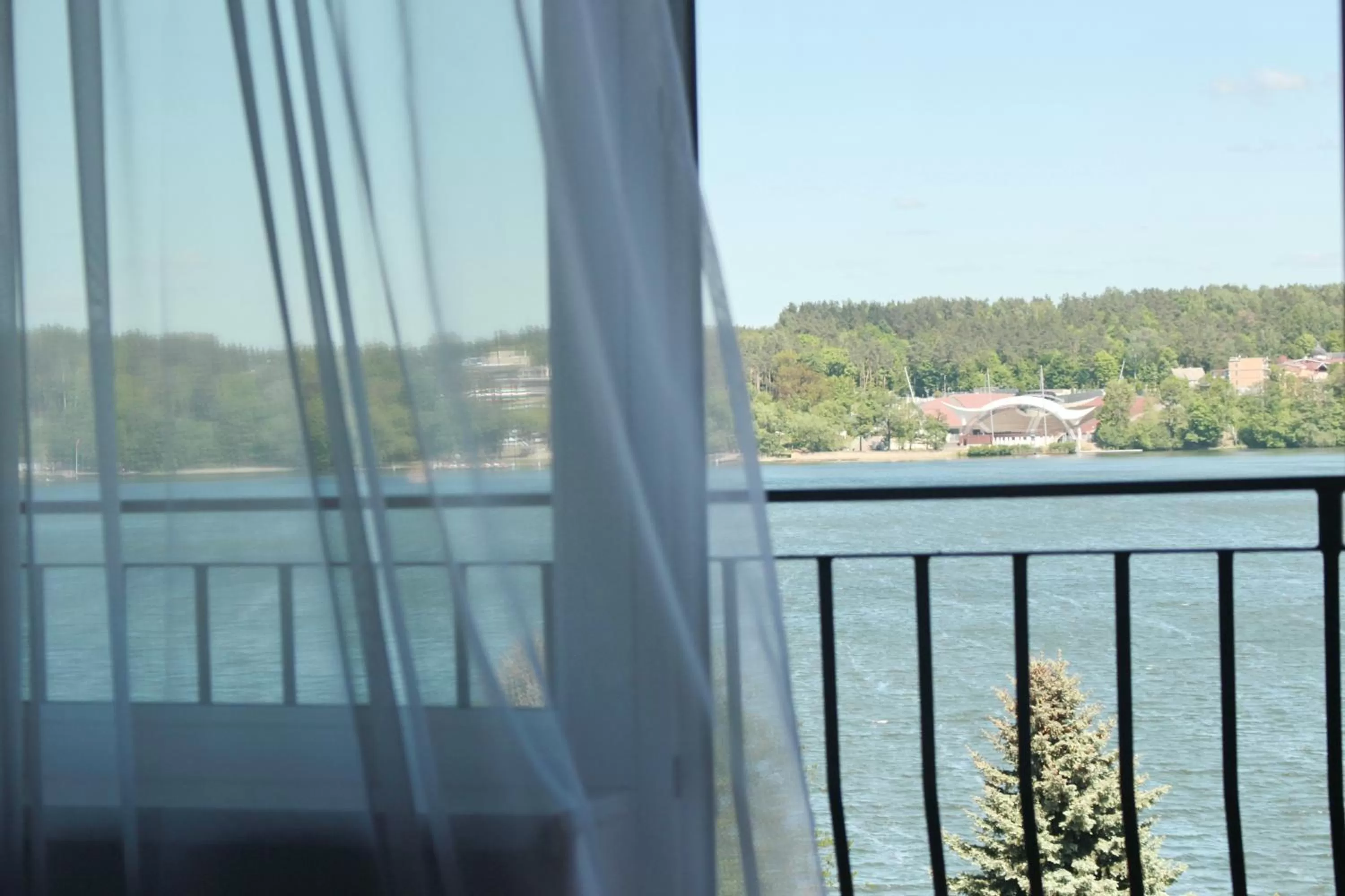 Lake view in Hotel Huszcza