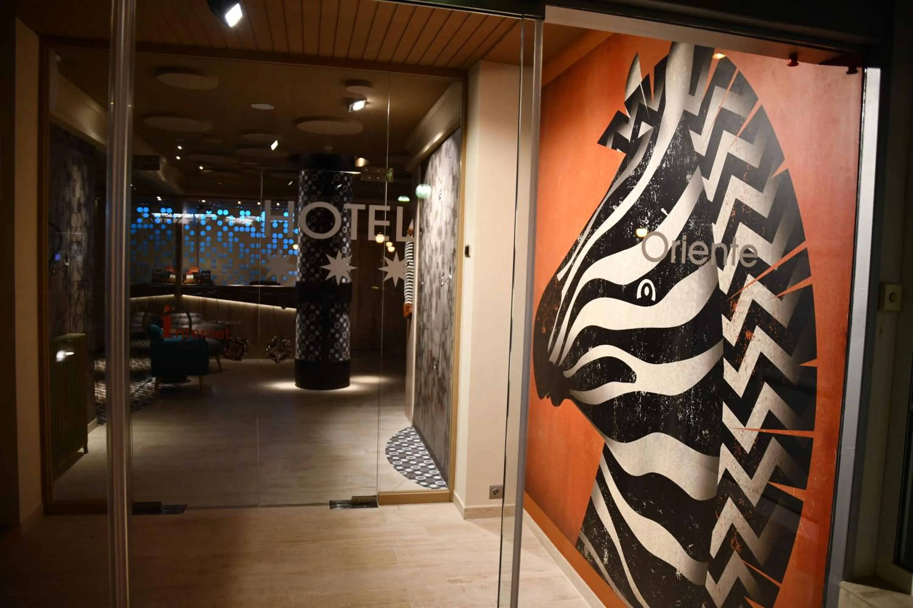 Lobby or reception in Hotel Oriente