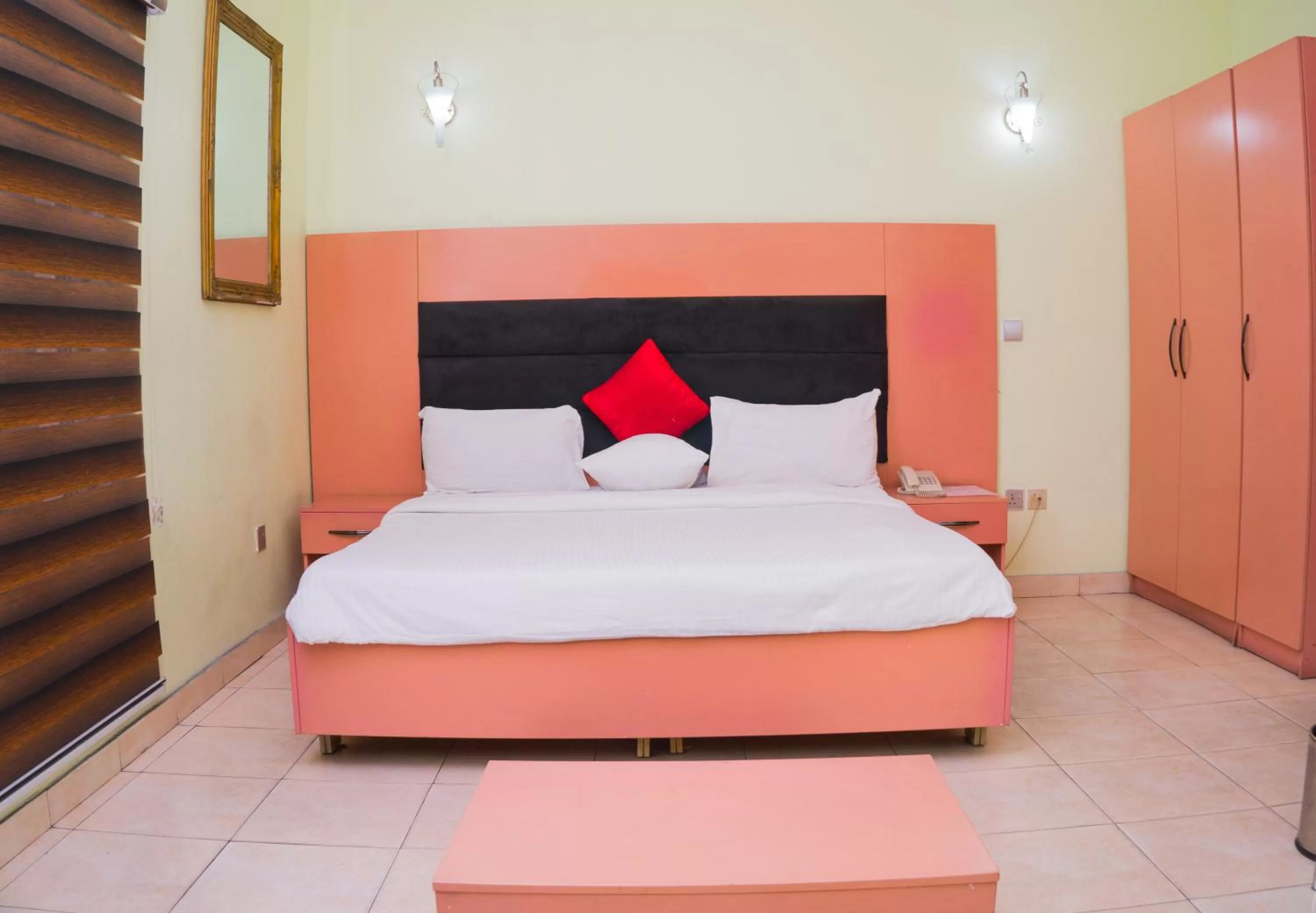 Bed in 1804 Boutique Hotel