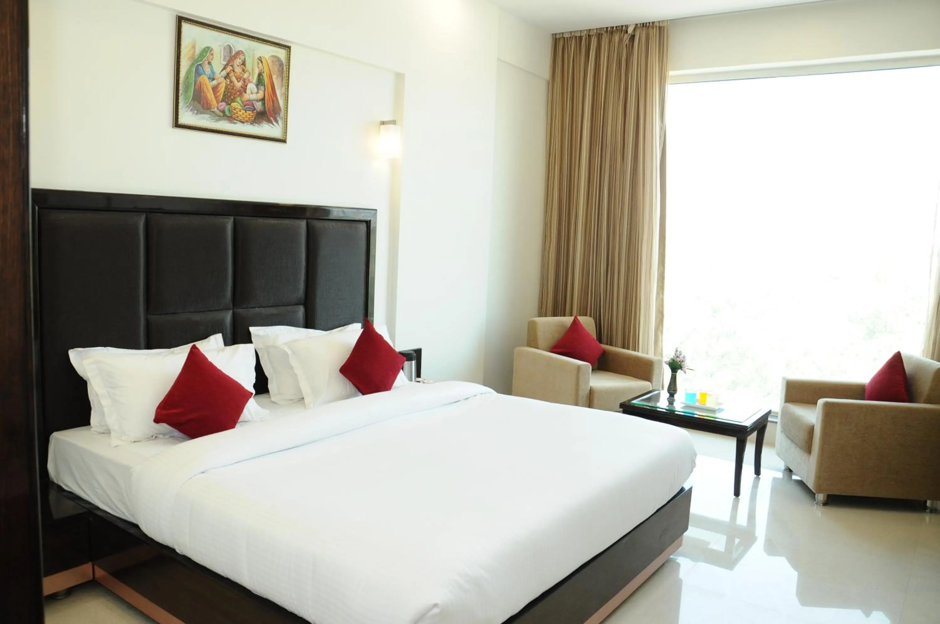 Bed in Chandra Imperial