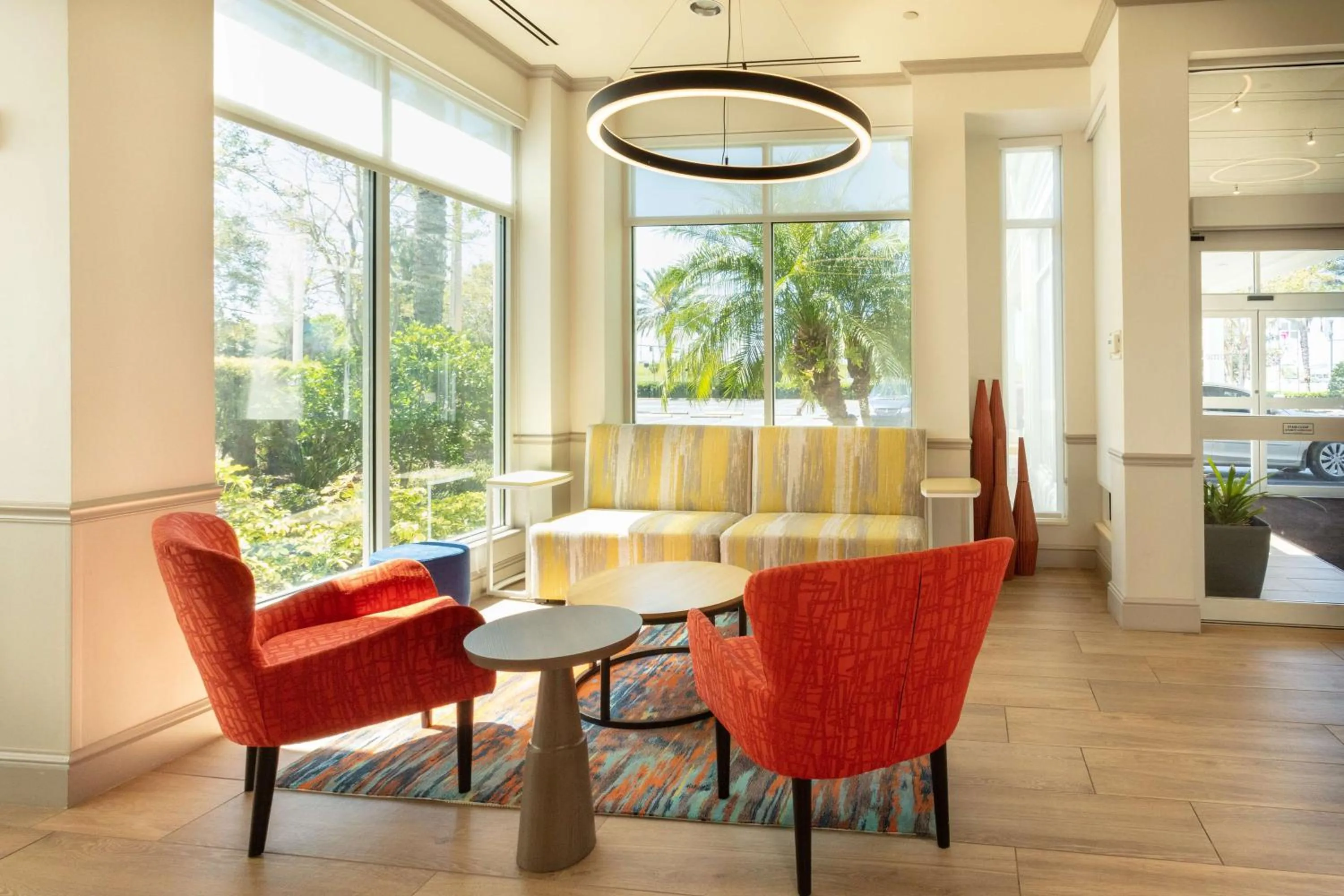 Lobby or reception in Hilton Garden Inn Daytona Beach Airport
