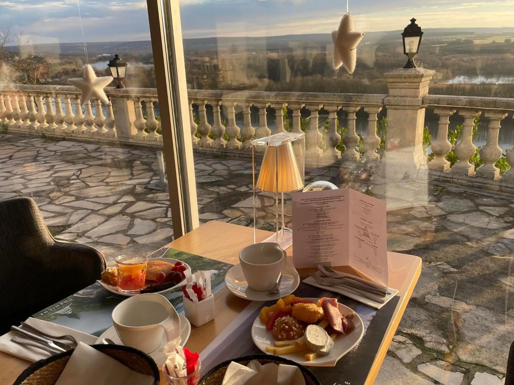 Buffet breakfast in Domaine De La Corniche