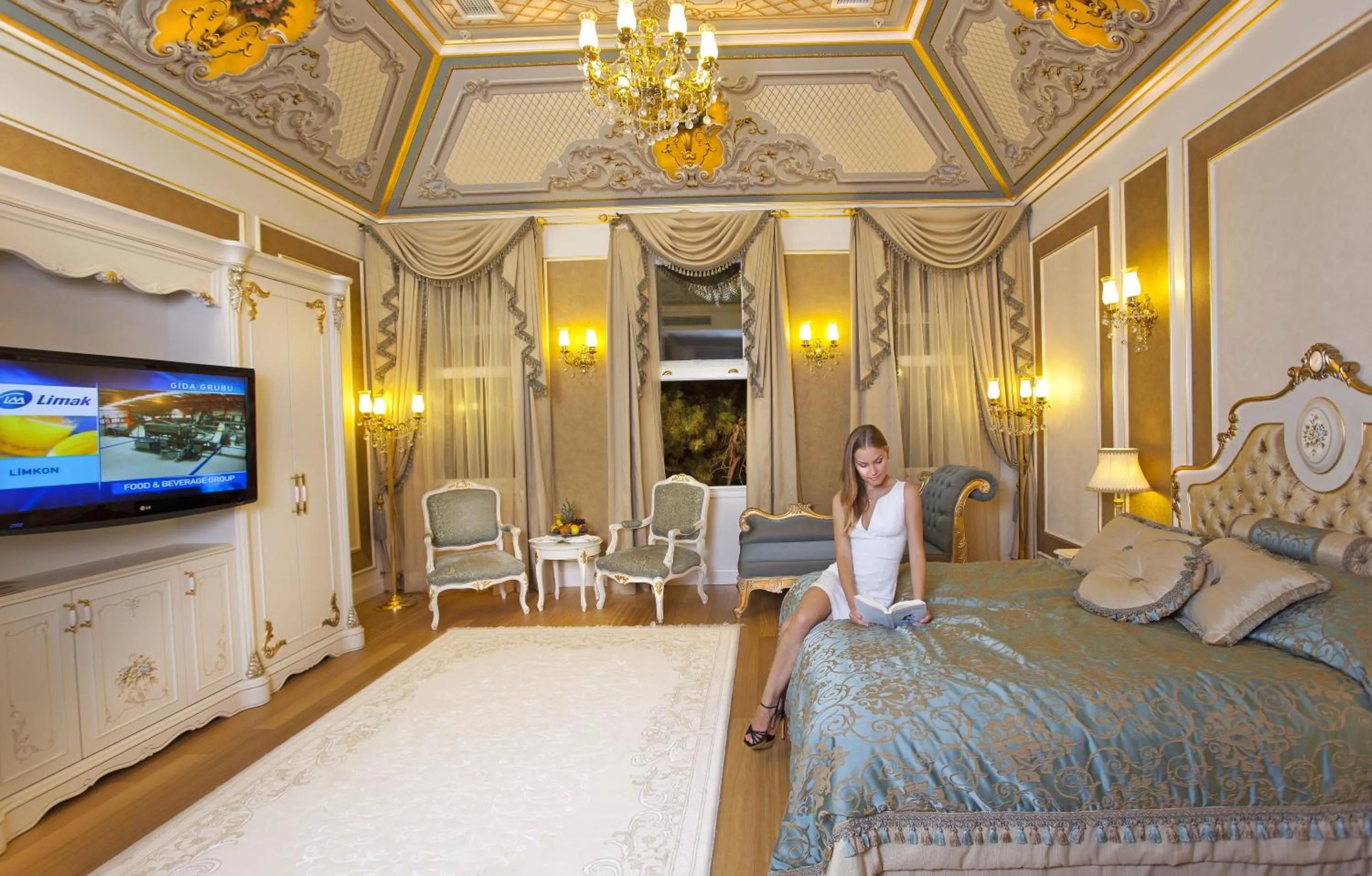 Photo of the whole room, Bed in Limak Yalova Thermal Boutique Hotel