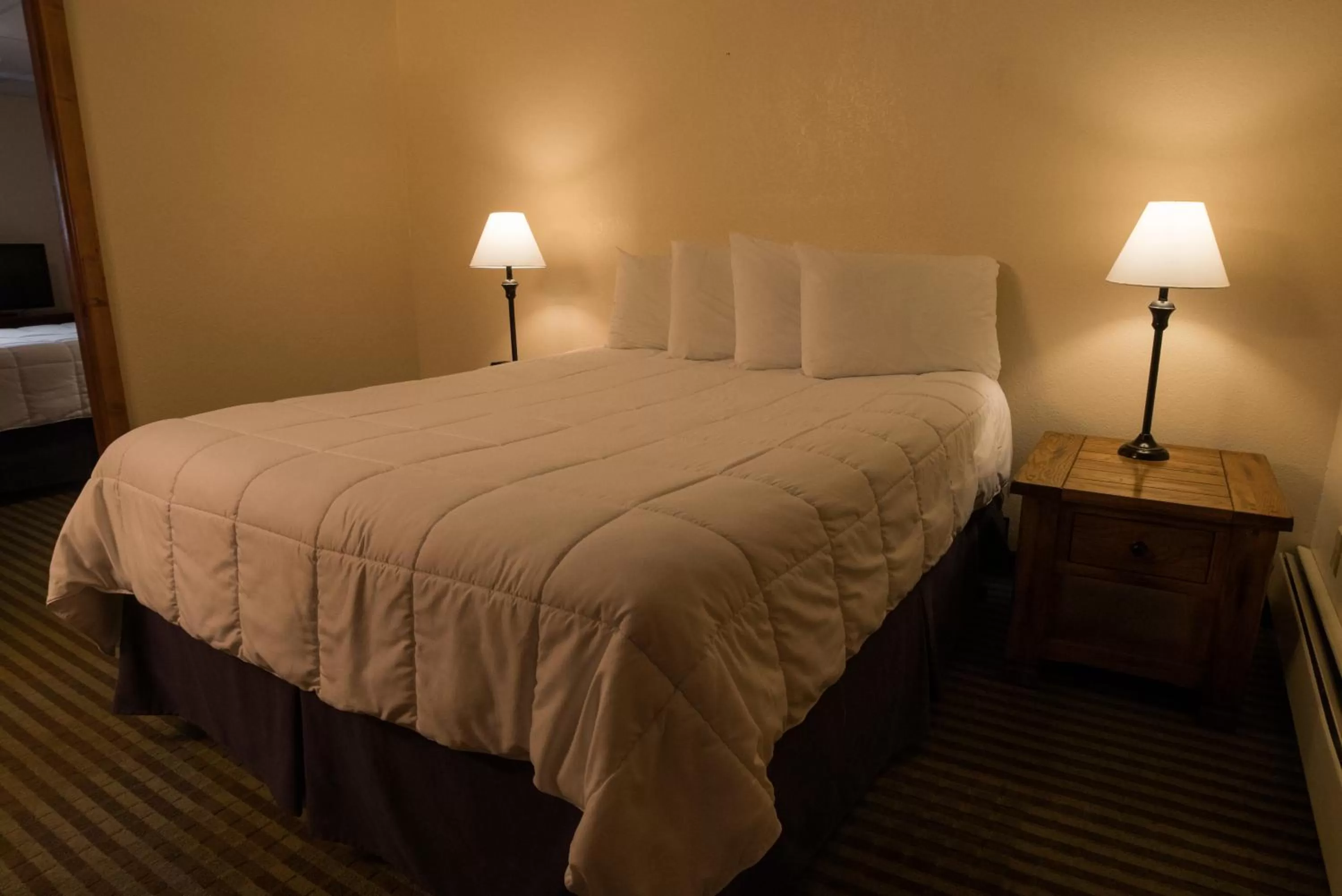 Bed in Silver Moon Inn