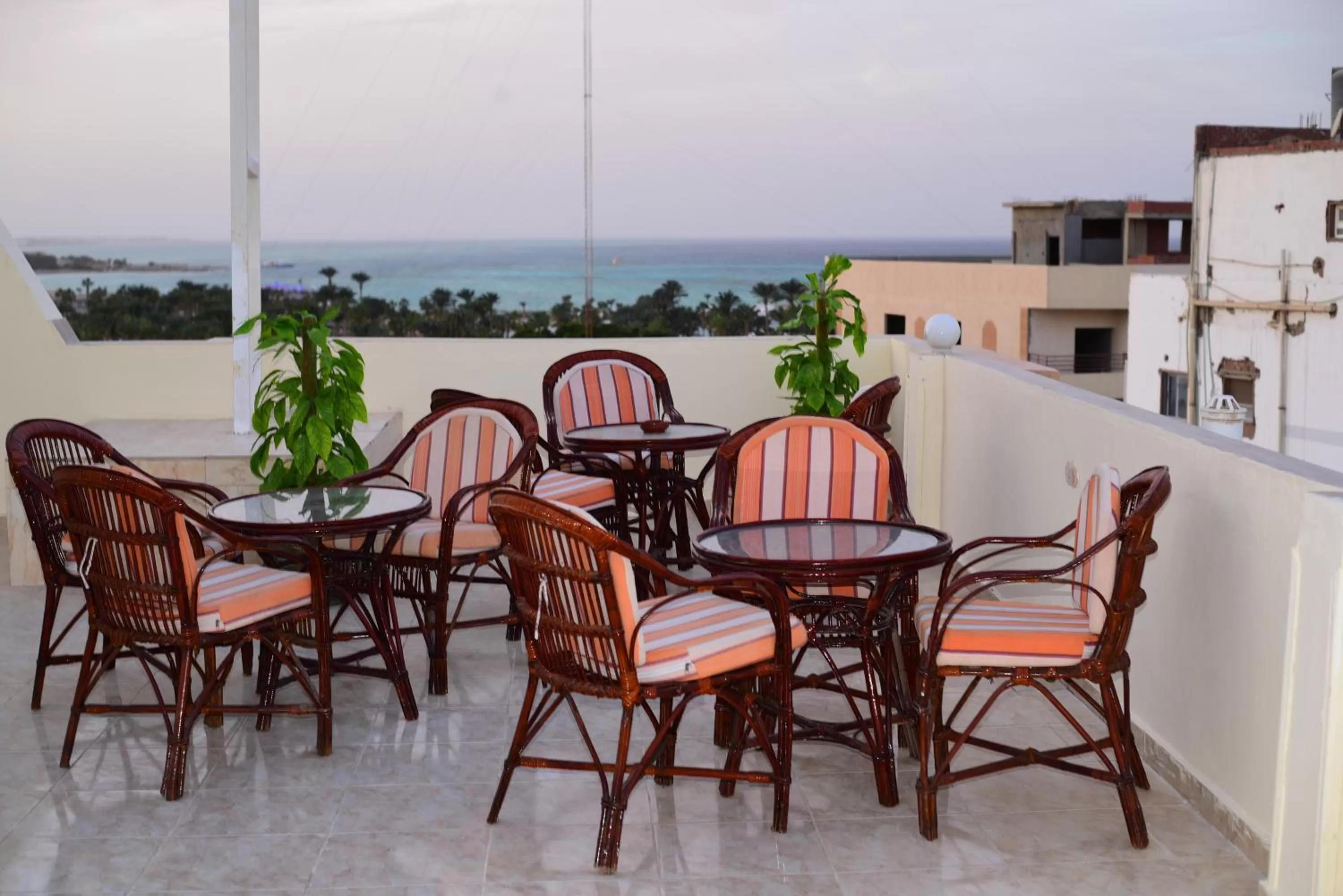 Patio in Luxor Hotel Hurghada