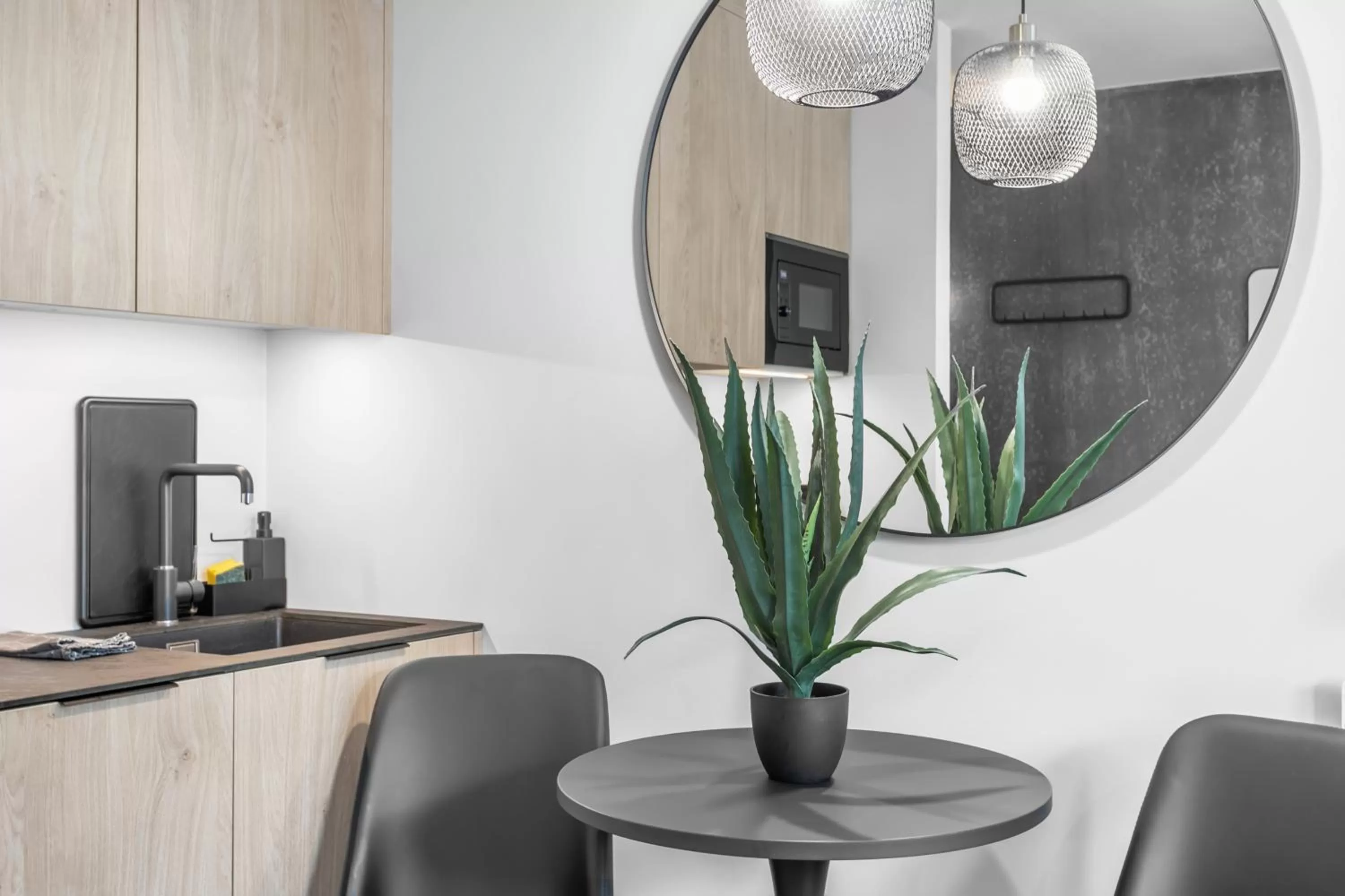 Kitchen or kitchenette in Hotel Vera