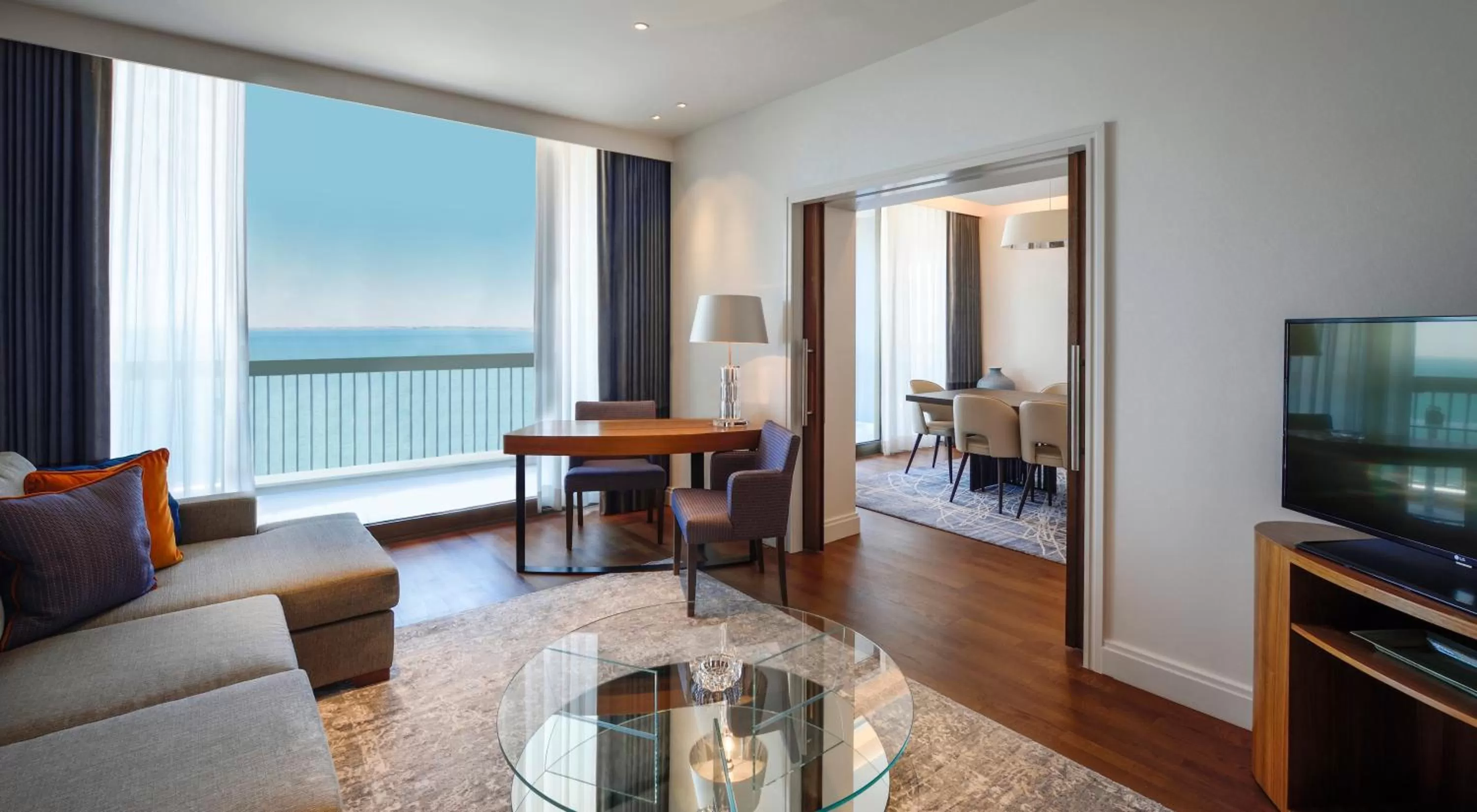 Seating area in Makedonia Palace