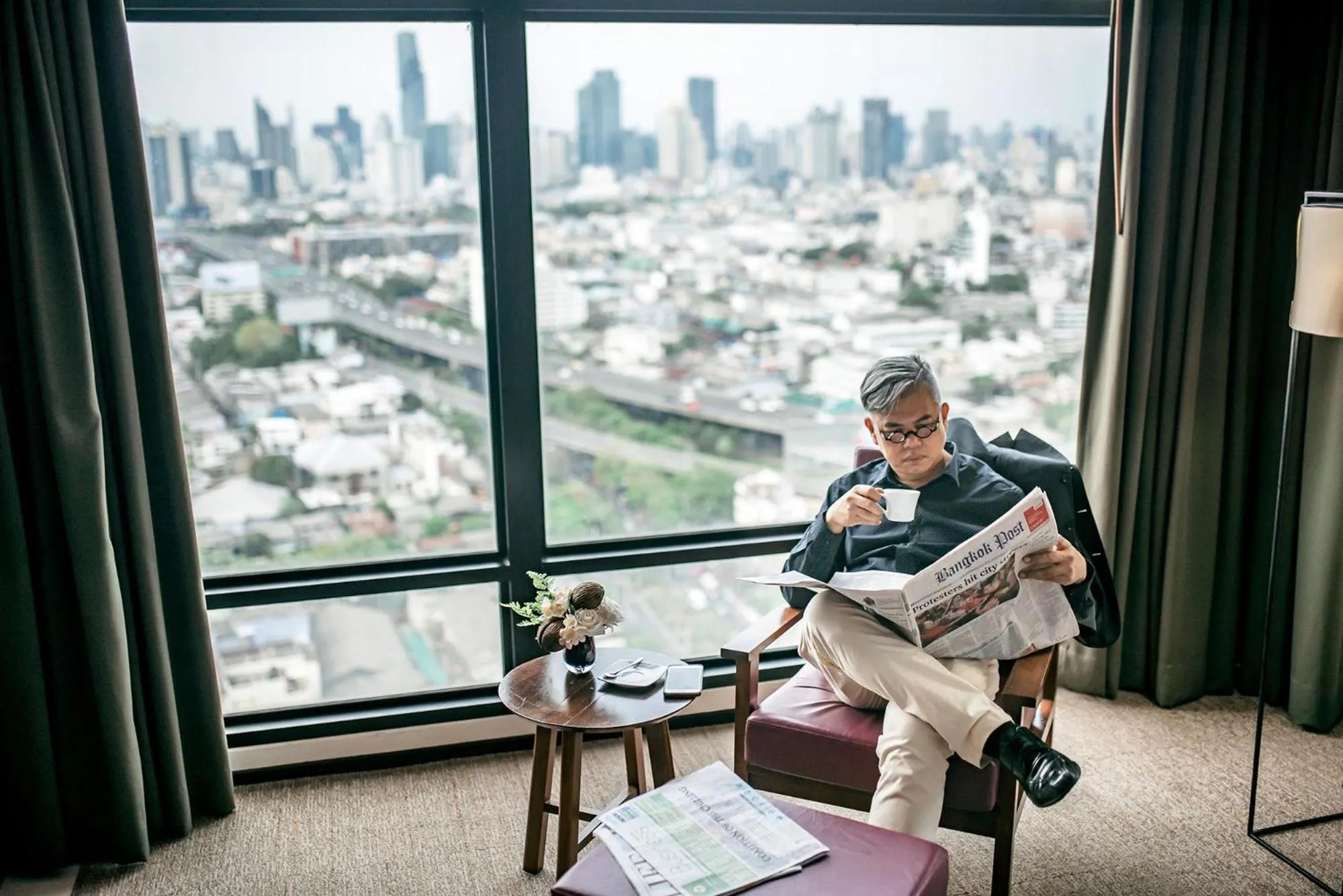 City view in Grand Howard Hotel Bangkok