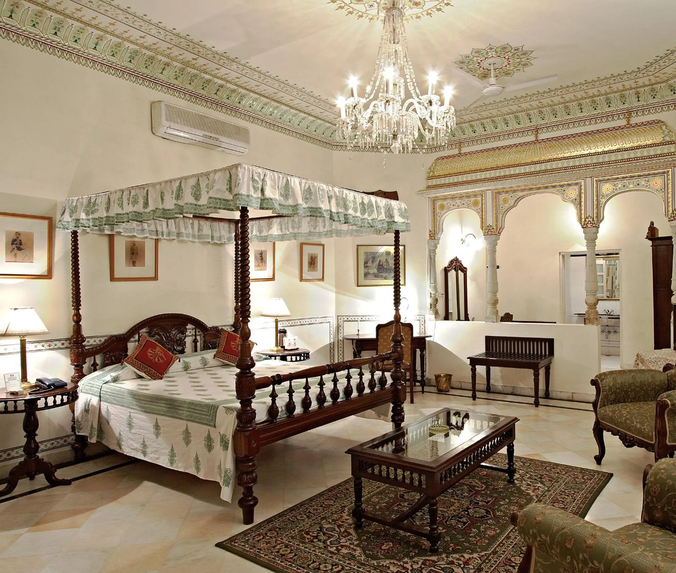 Photo of the whole room, Bed in Alsisar Haveli - Heritage Hotel