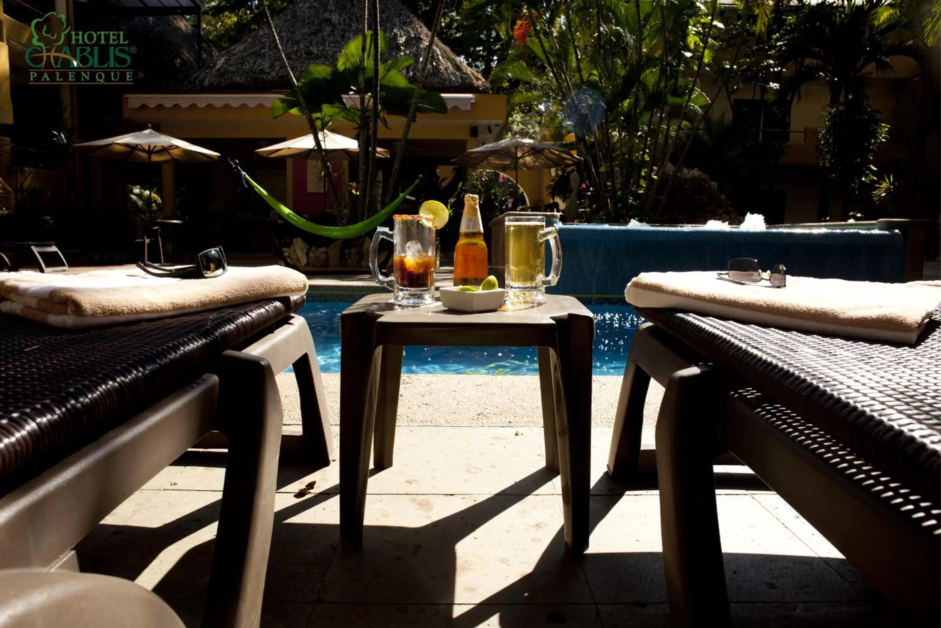 Swimming pool in Hotel Chablis Palenque