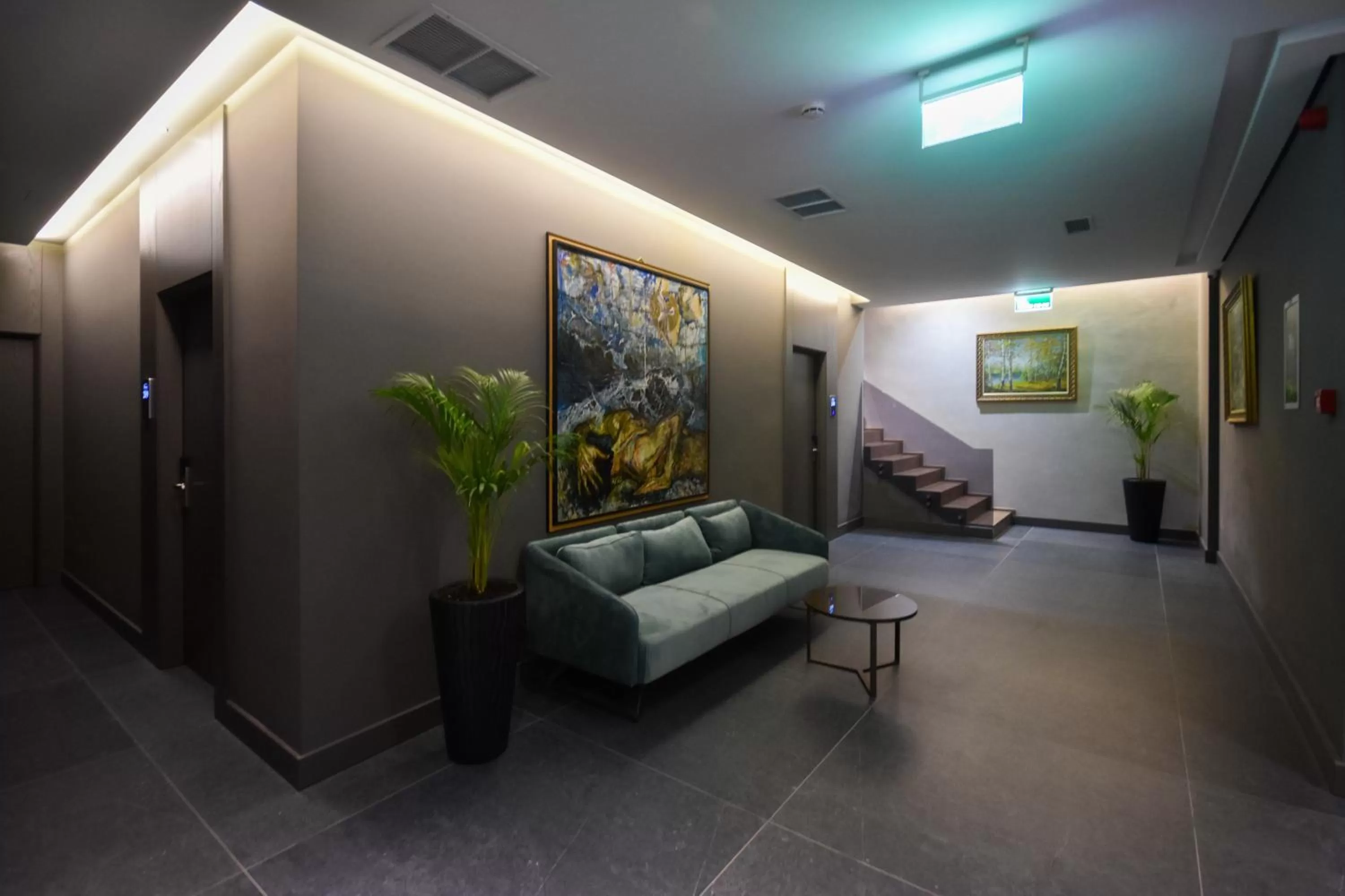 Seating area in Flamingo Hotel