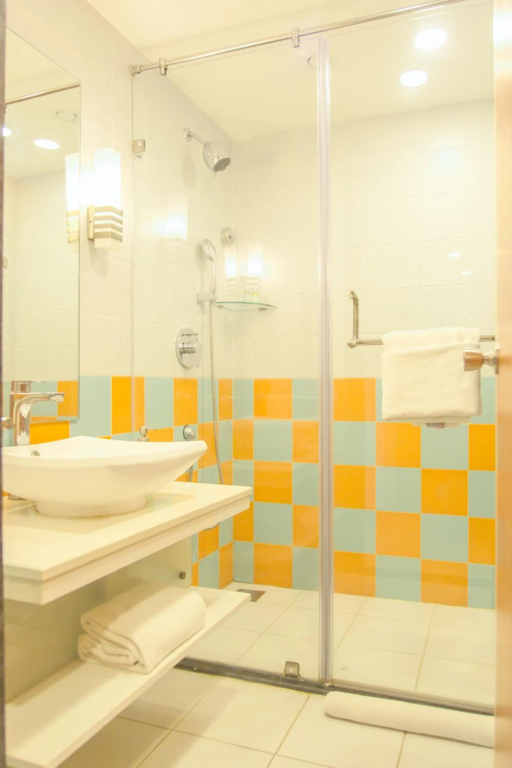 Bathroom in Kalyan Grand - a business hotel