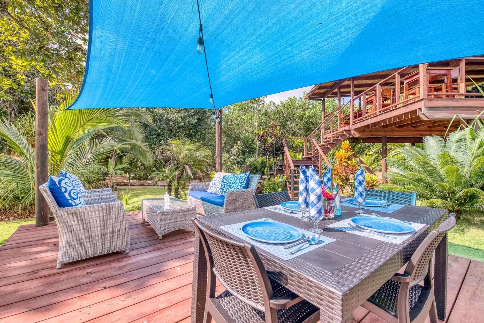 Patio in Oasis Bluff Beach