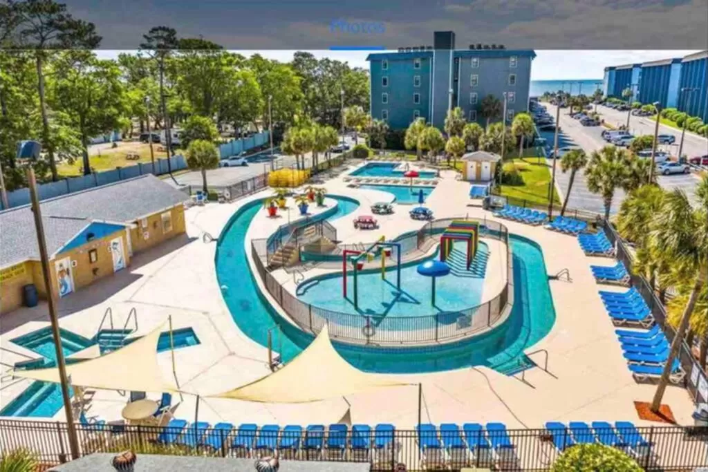 Pool View in Escape to Myrtle Beach! Massage-Wine-Photoshoot Packages