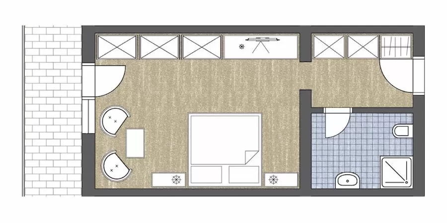 Photo of the whole room in Hotel Seelos