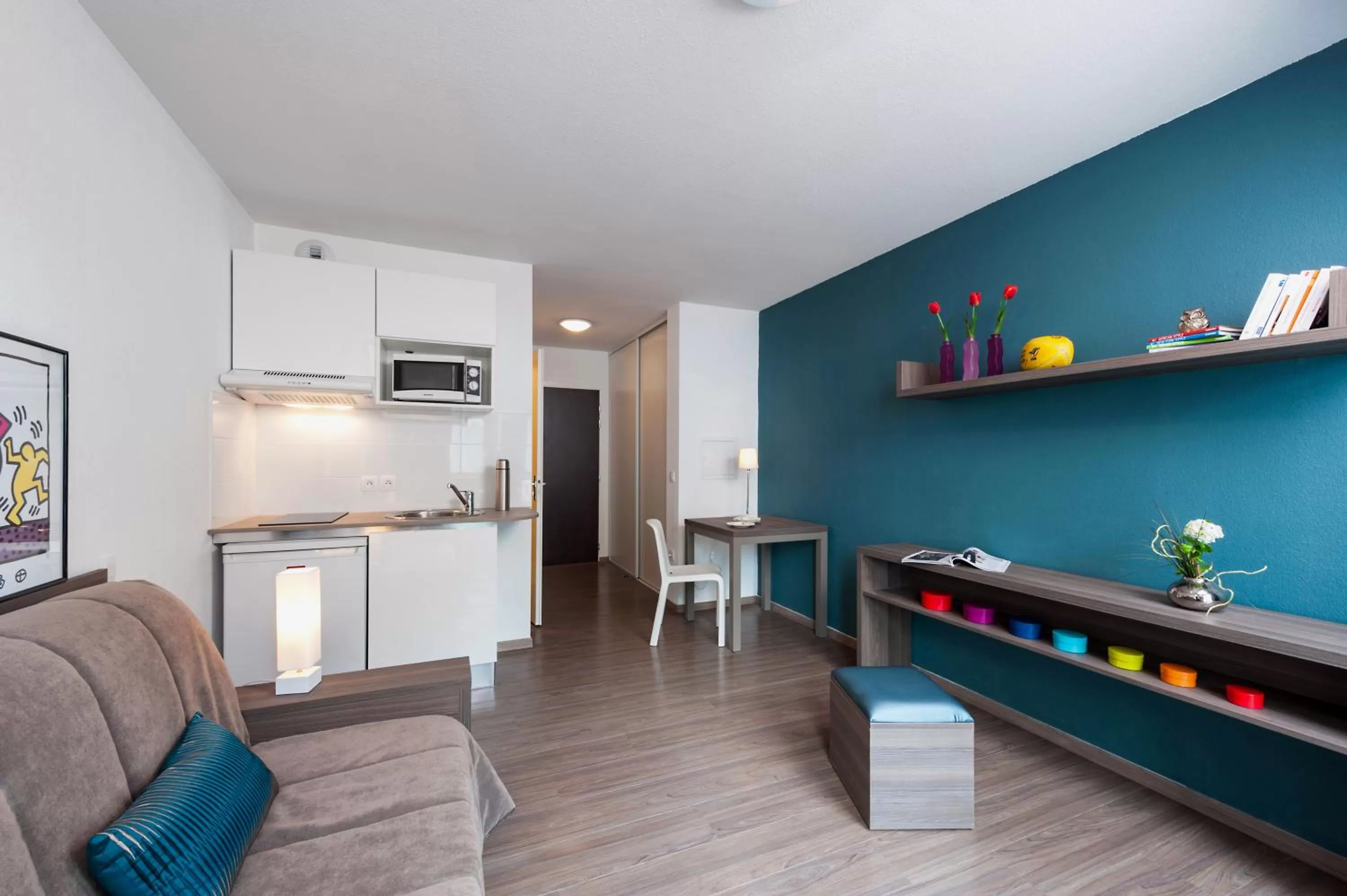 Living room in Ténéo Apparthôtel Bordeaux Maritime - Cité du vin