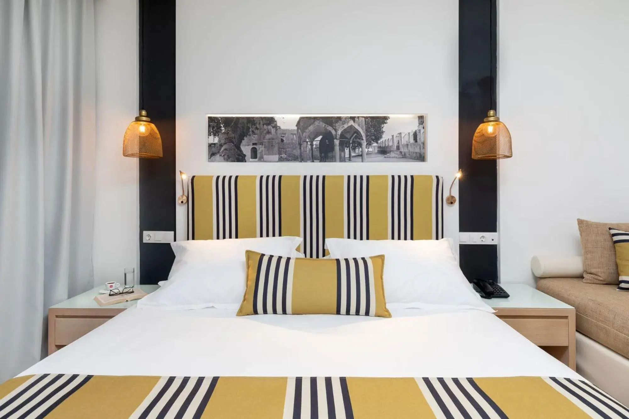 Privilege Room with Kingbed or Twin bed, single Sofa bed with Balcony and Sea View in Mercure Rhodes Alexia Hotel & Spa Privilege Room with Kingbed or Twin bed, single Sofa bed with Balcony and Sea View in Mercure Rhodes Alexia Hotel & Spa