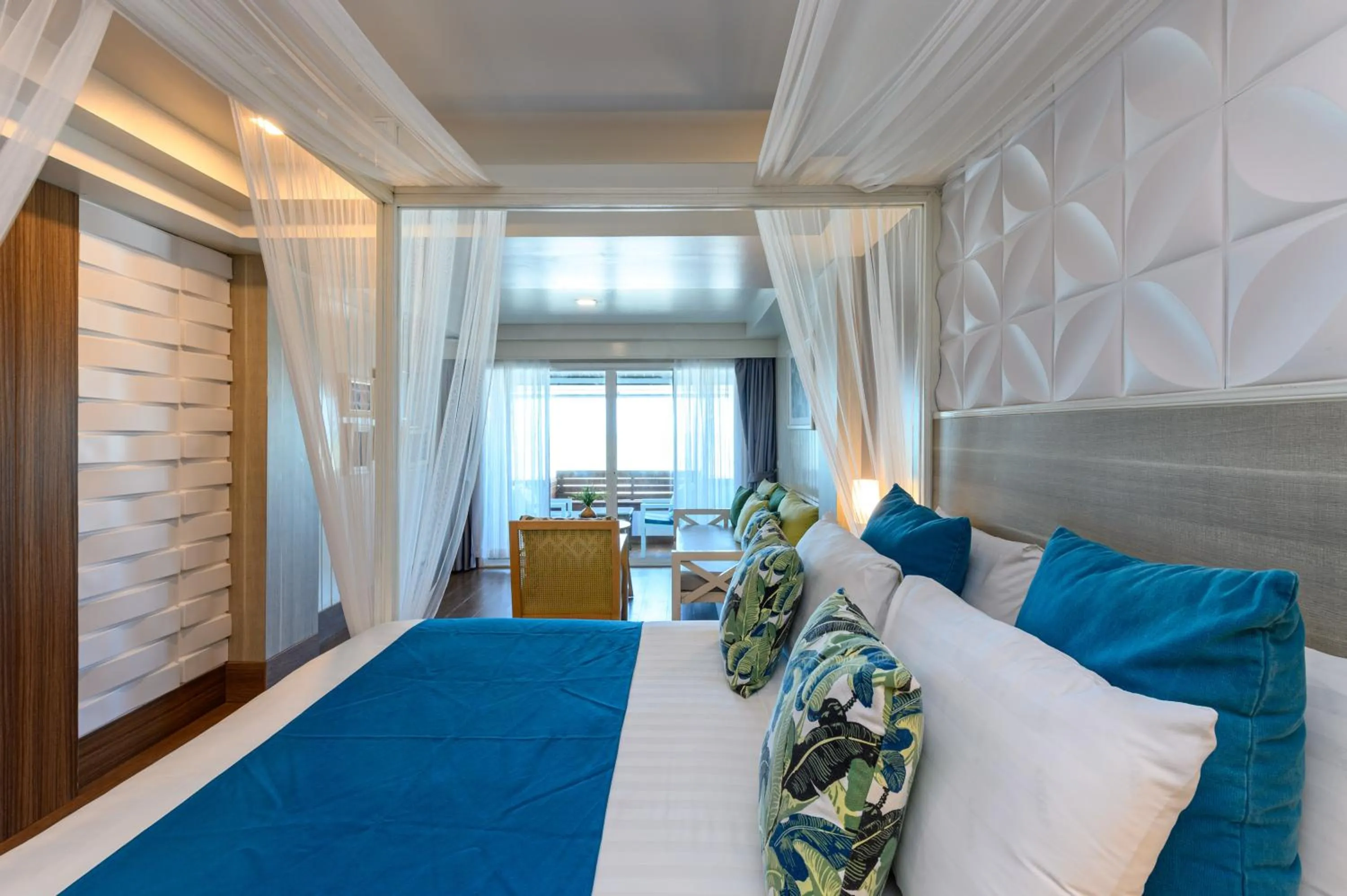 Bed in Maldives Beach Resort
